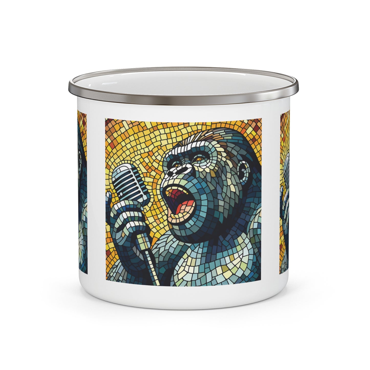 12oz Enamel Camping Mug
