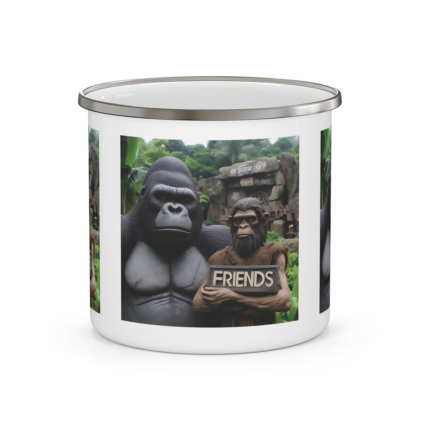 12oz Enamel Camping Mug