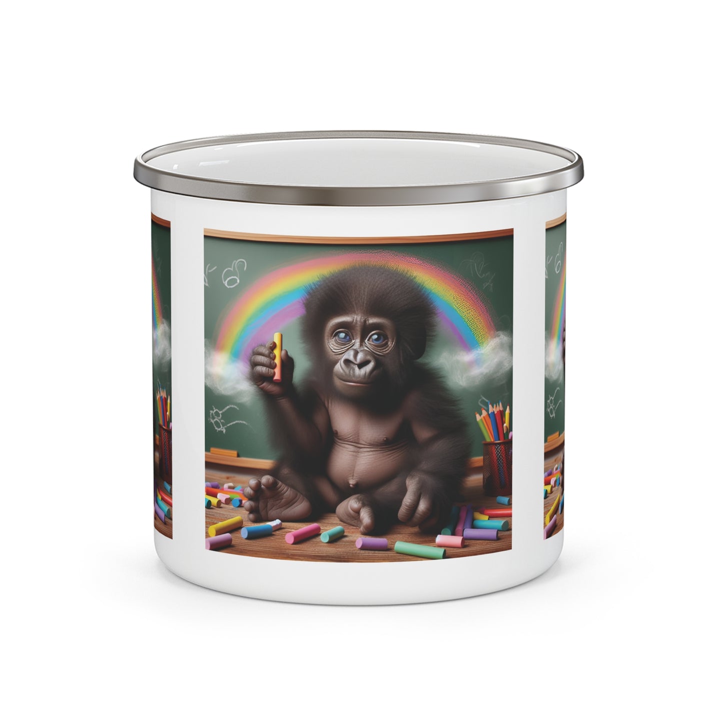 12oz Enamel Camping Mug