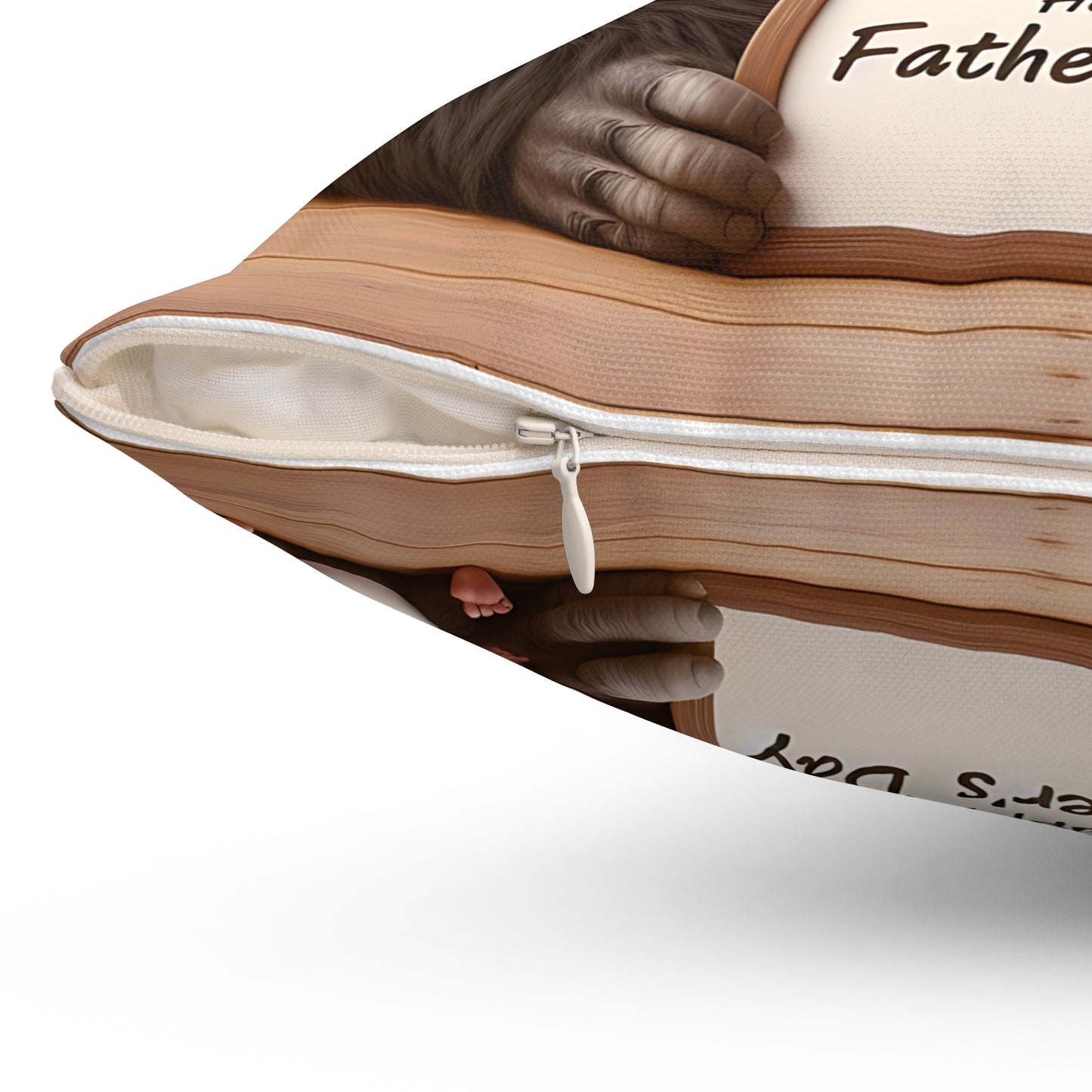 Father's Day Celebration Gorilla Family Pillow