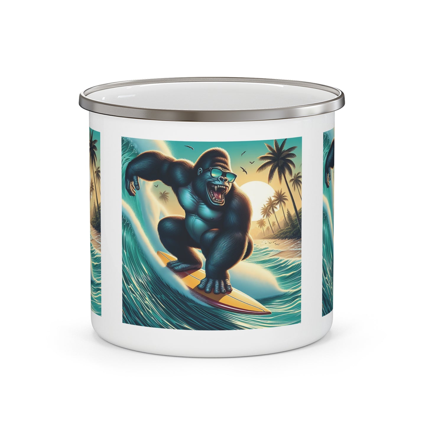 12oz Enamel Camping Mug