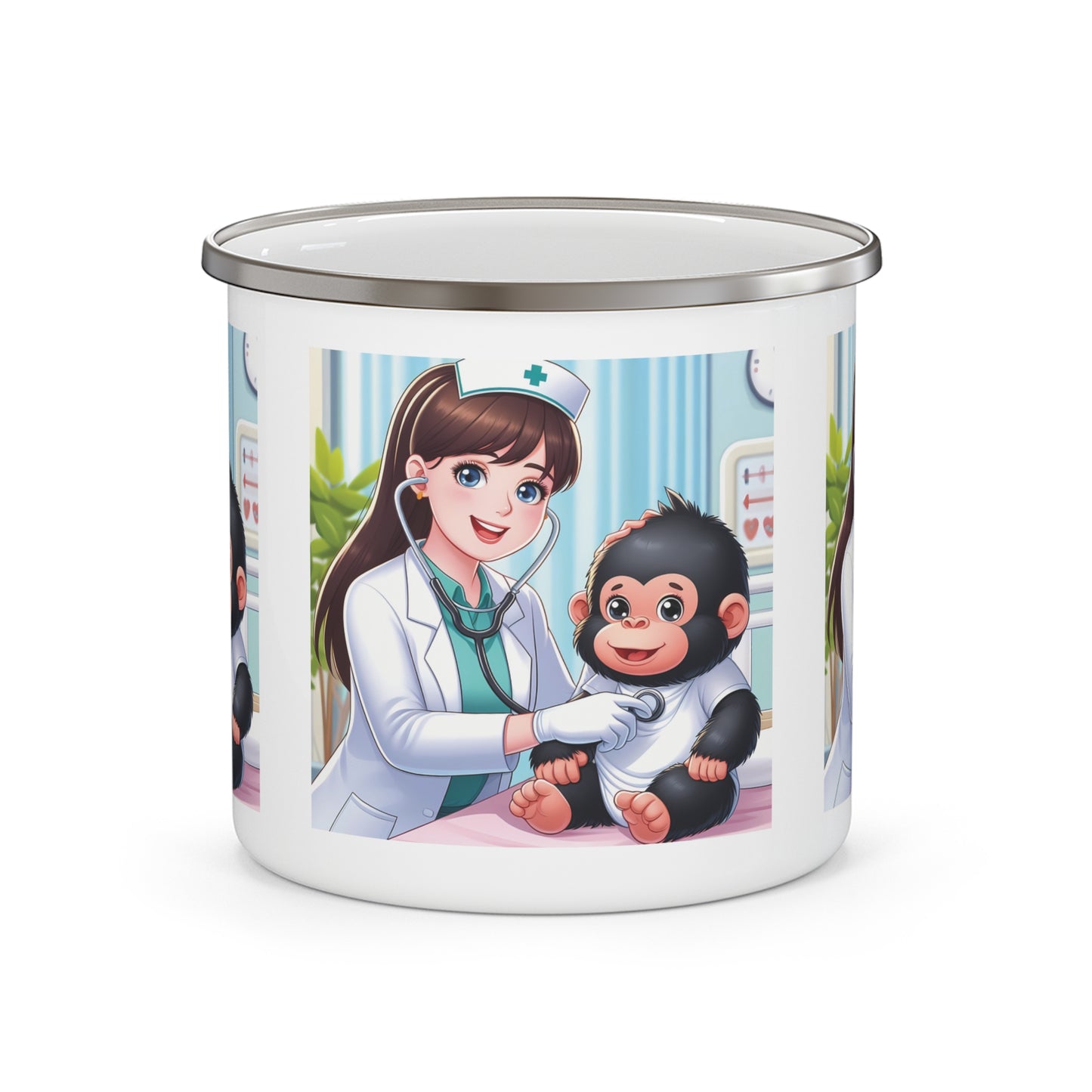 12oz Enamel Camping Mug