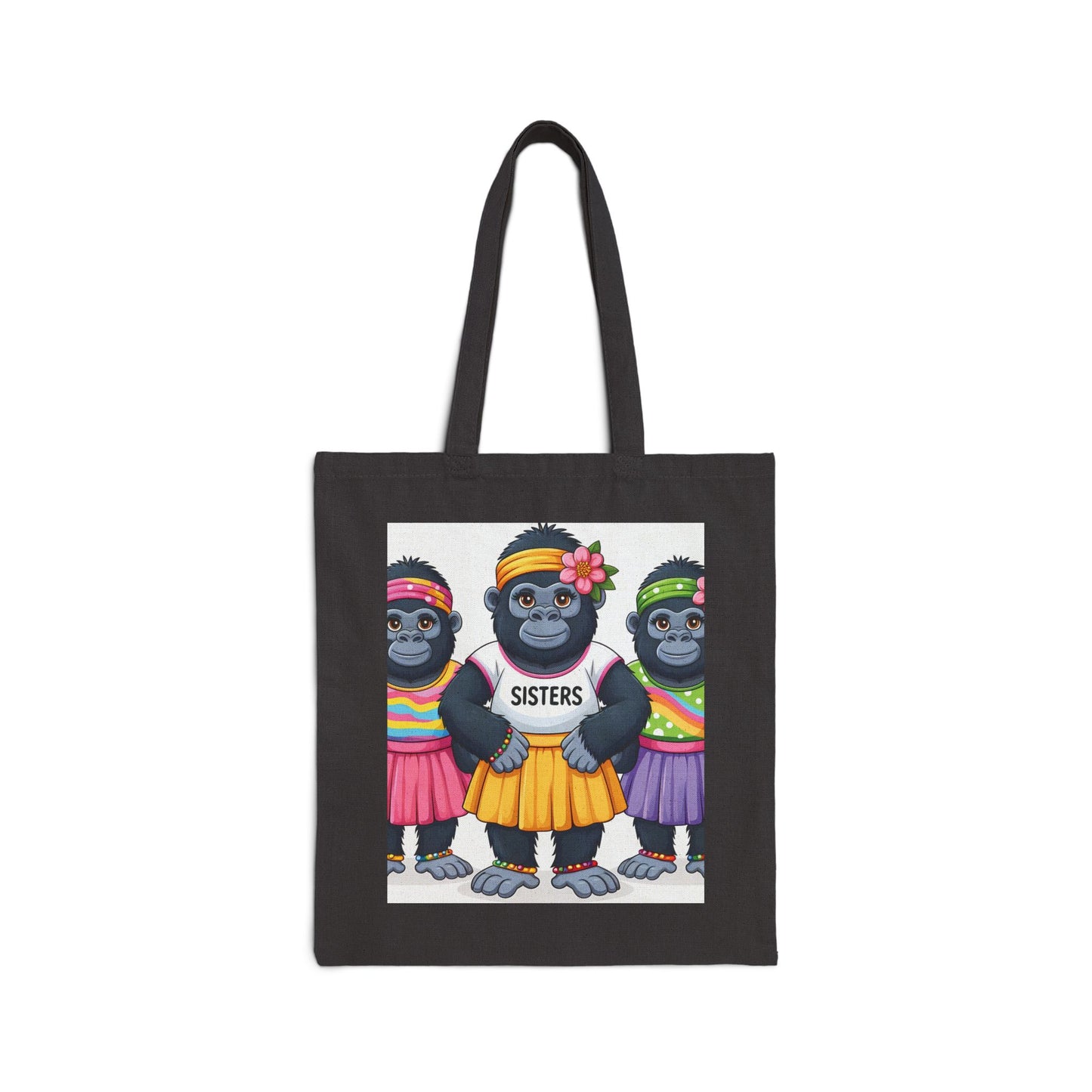 Celebrate the unbreakable bond of sisterhood with our cartoon style "Sisters Forever" Canvas Tote Bag, symbolizing unity and love. Carry your essentials in style with this fun tote. Ideal for everyday use, shopping, or as a unique gift for your sisters and friends. BUY NOW! (SK Superb)