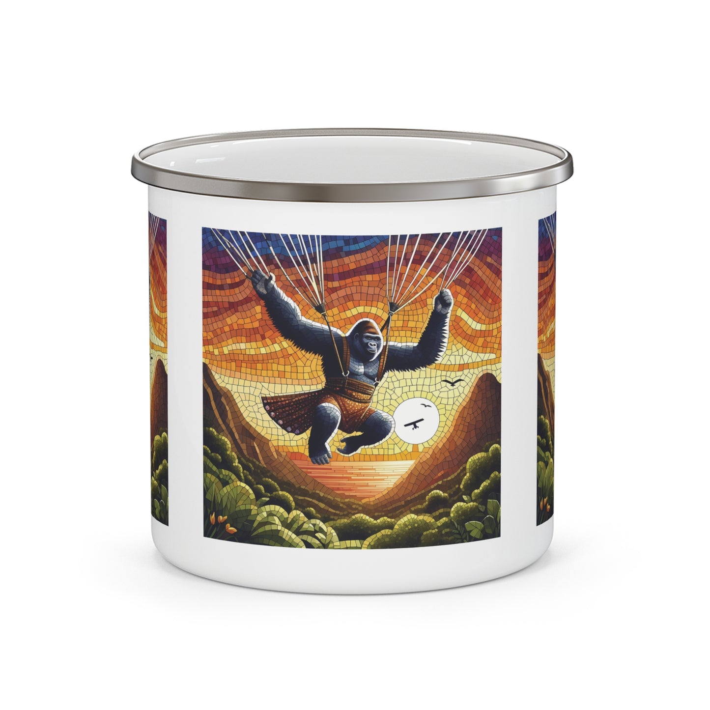 12oz Enamel Camping Mug