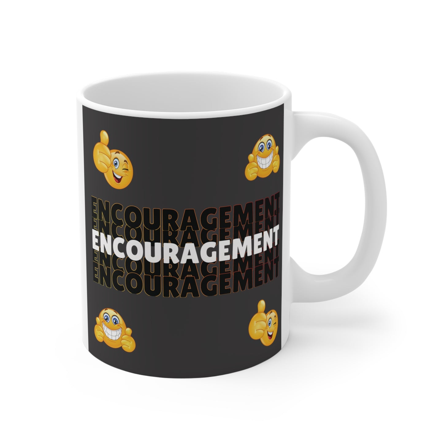 Encouragement Emoji 11oz Mug – Positivity Gifts