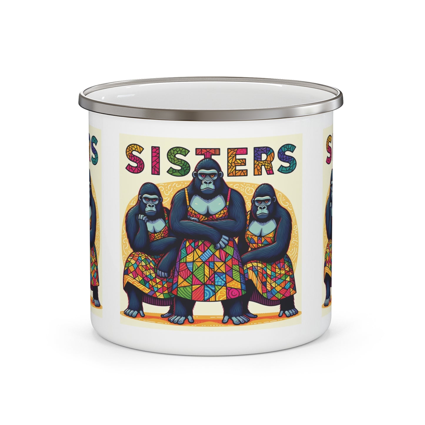 12oz Enamel Camping Mug