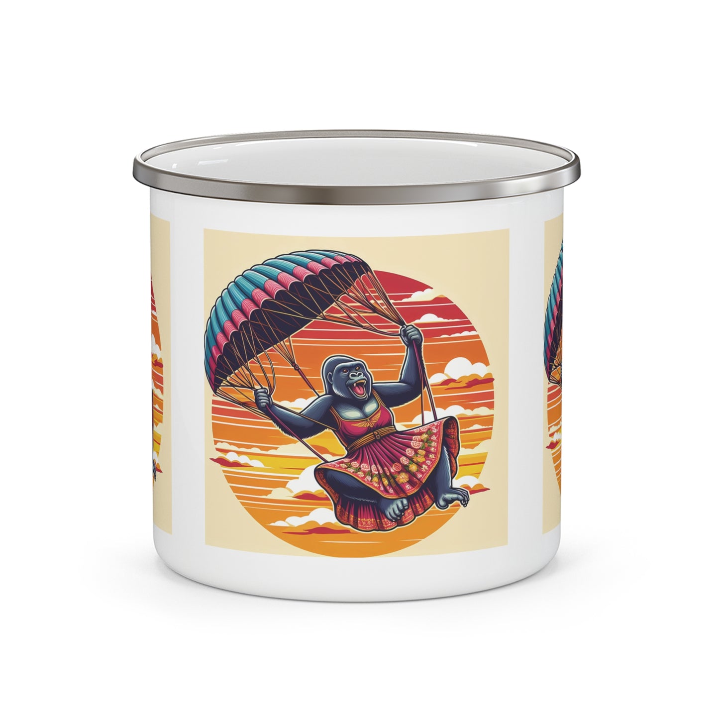 12oz Enamel Camping Mug