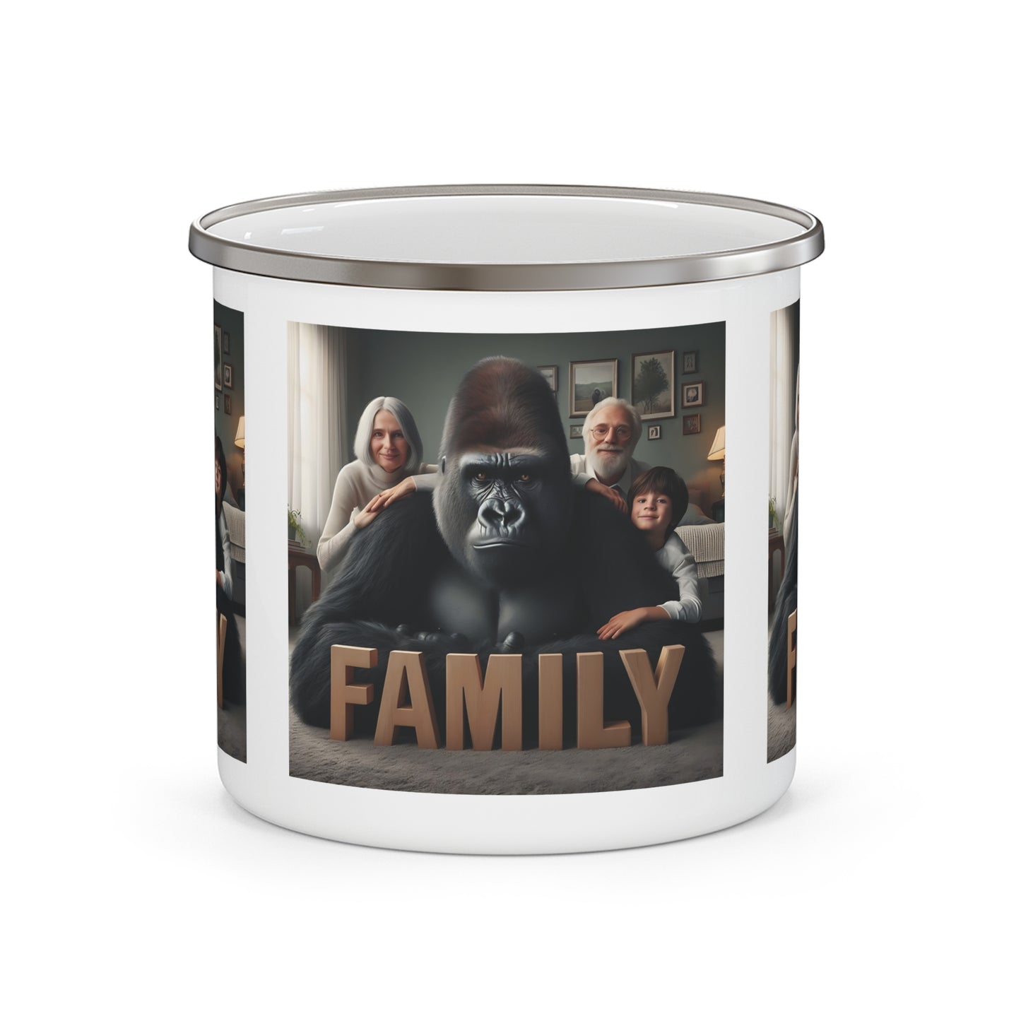 12oz Enamel Camping Mug