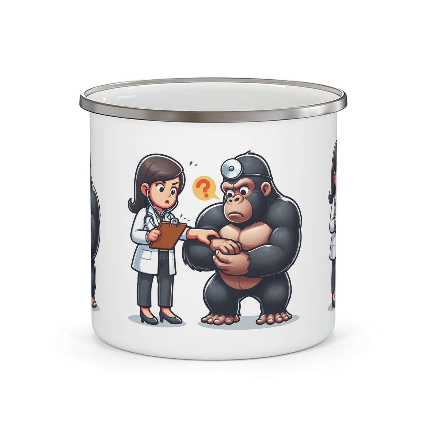 12oz Enamel Camping Mug