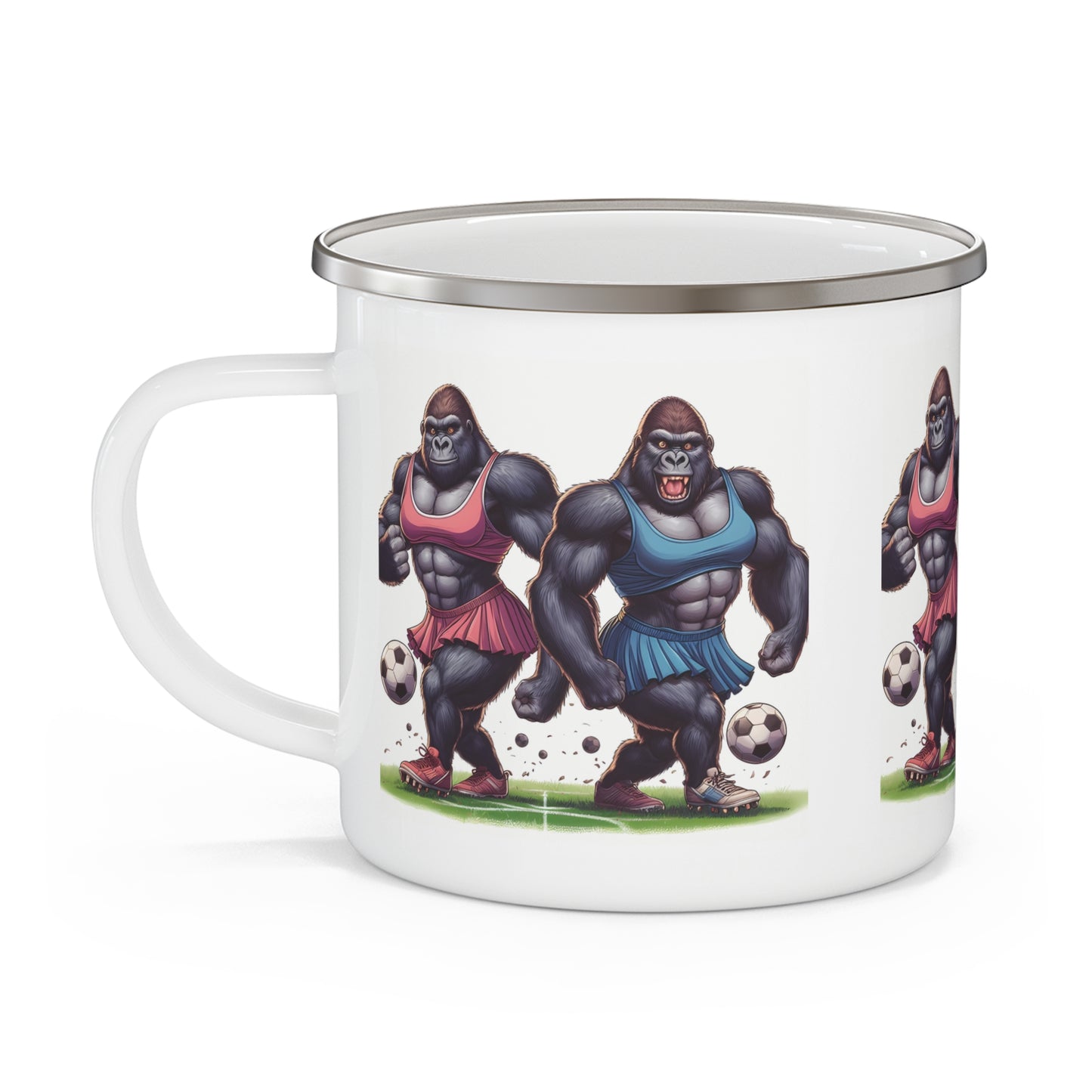Fun Soccer Gift Female Gorilla Players - Animal & Outdoor Lover