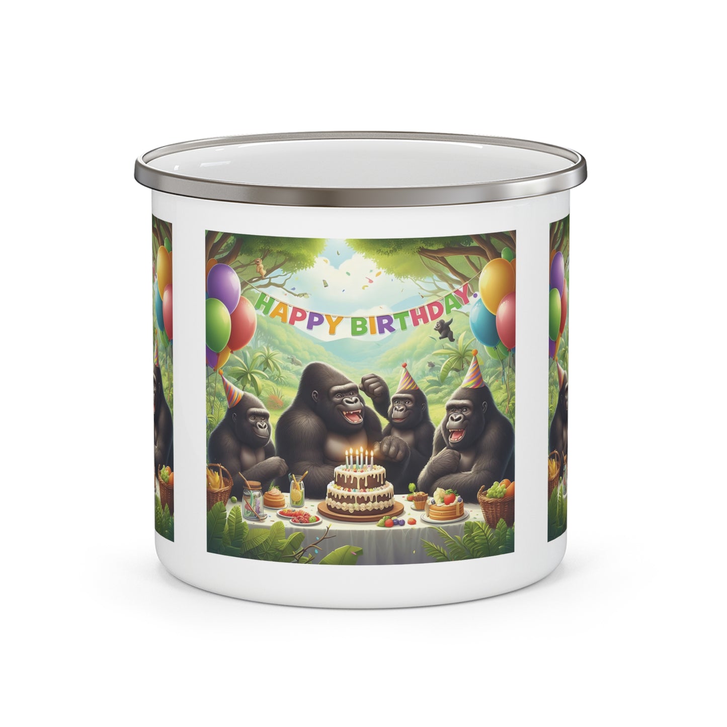 12oz Enamel Camping Mug