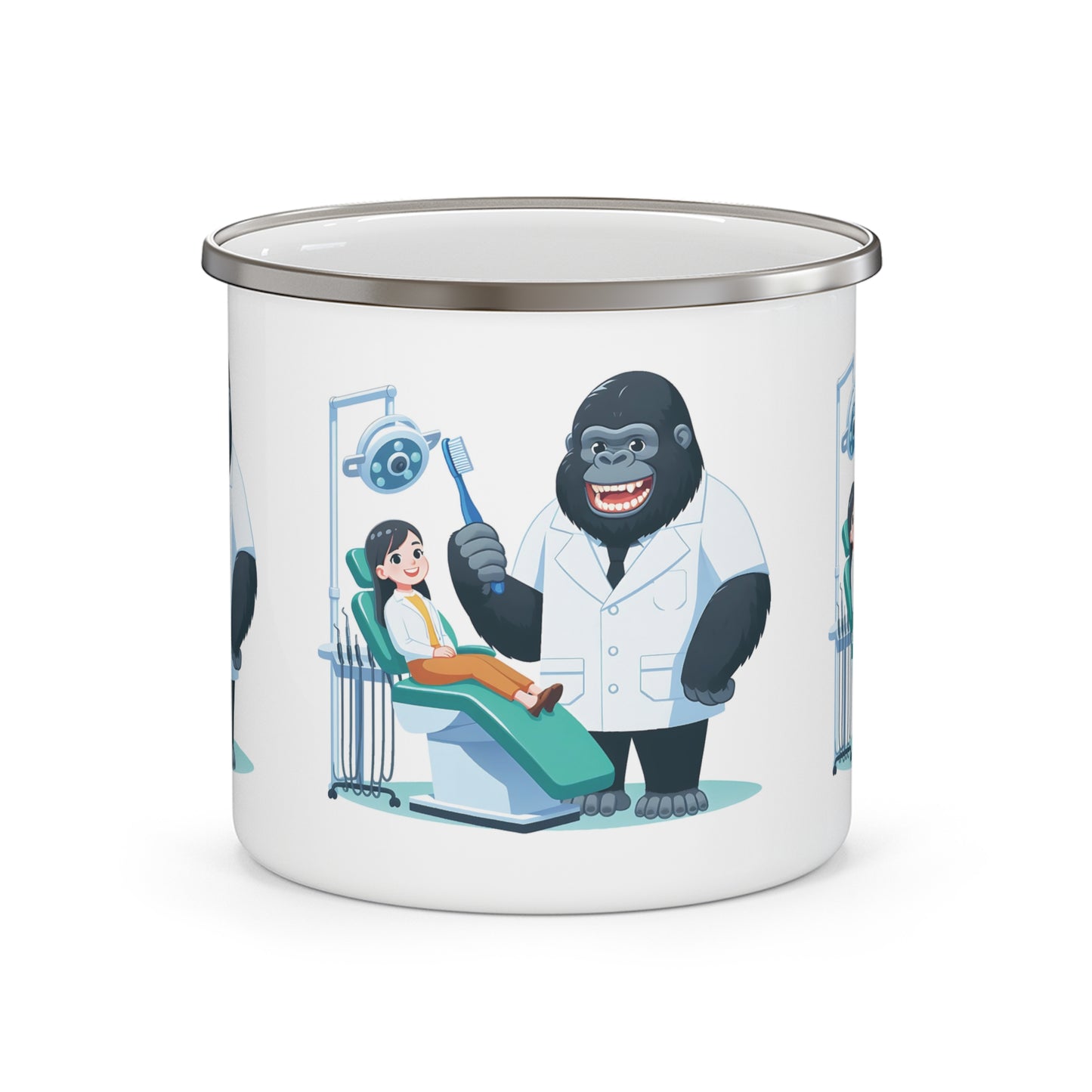 12oz Enamel Camping Mug