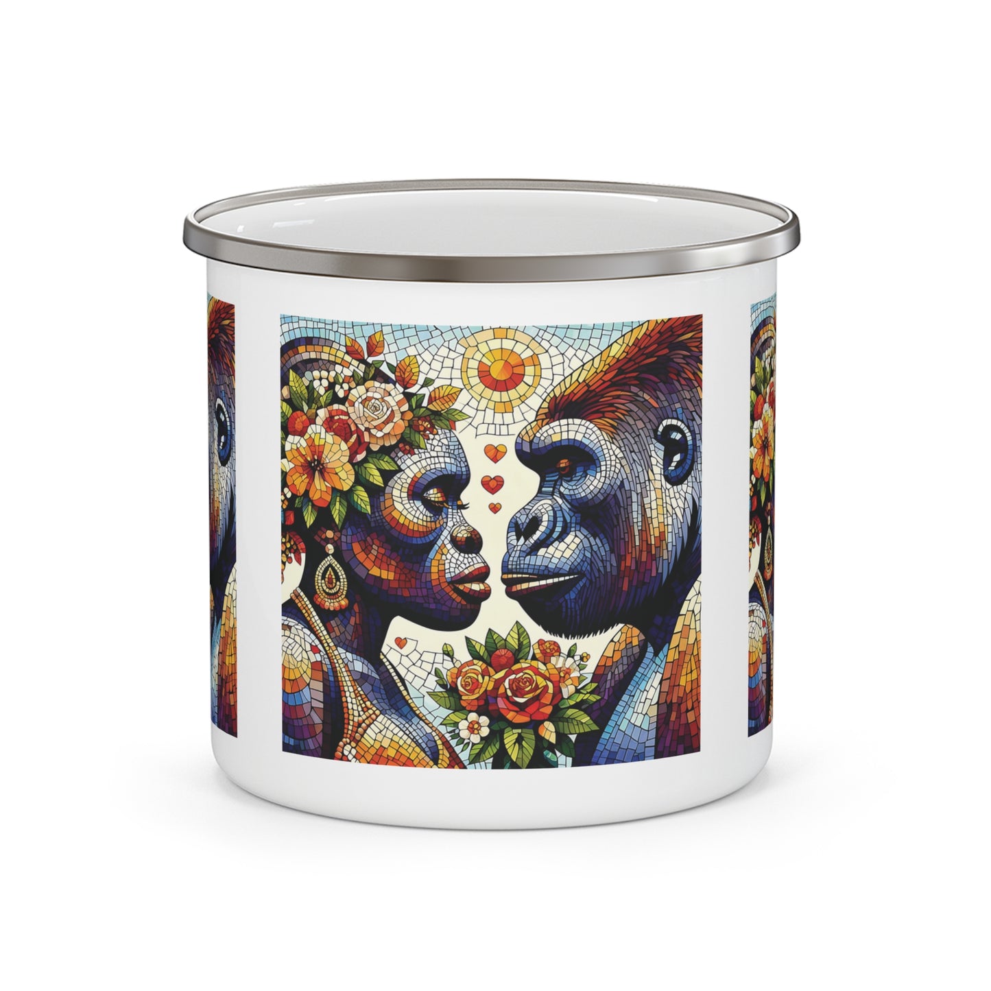 12oz Enamel Camping Mug