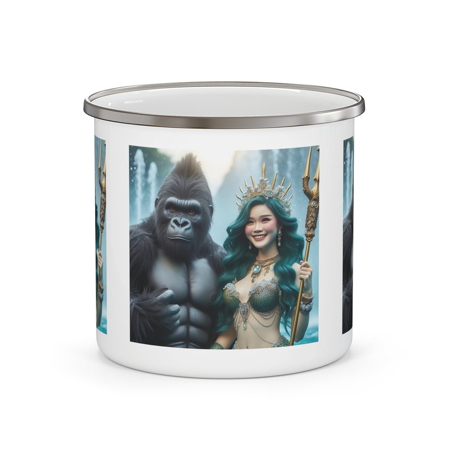 12oz Enamel Camping Mug