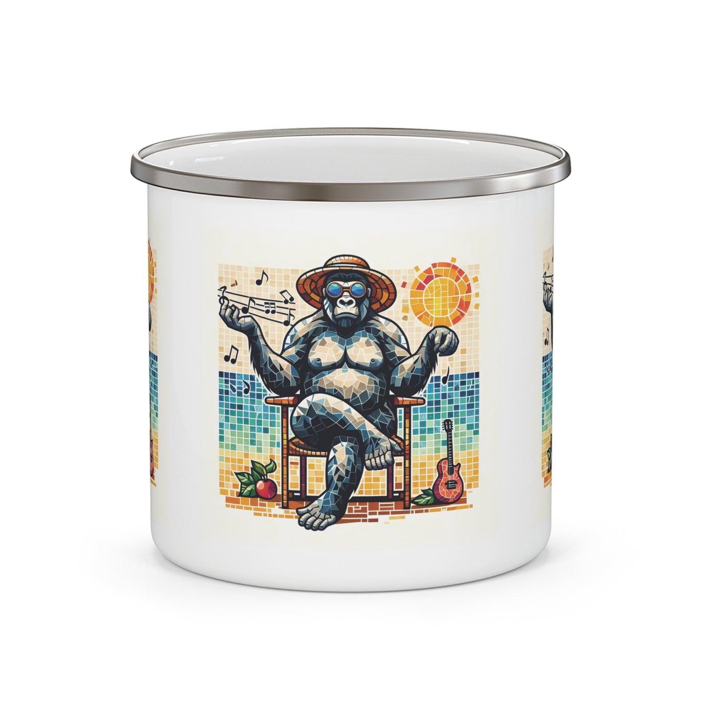 12oz Enamel Camping Mug