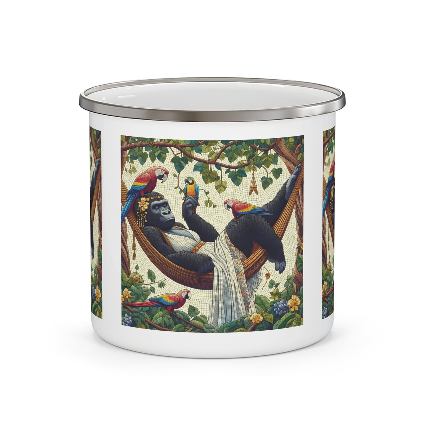 12oz Enamel Camping Mug