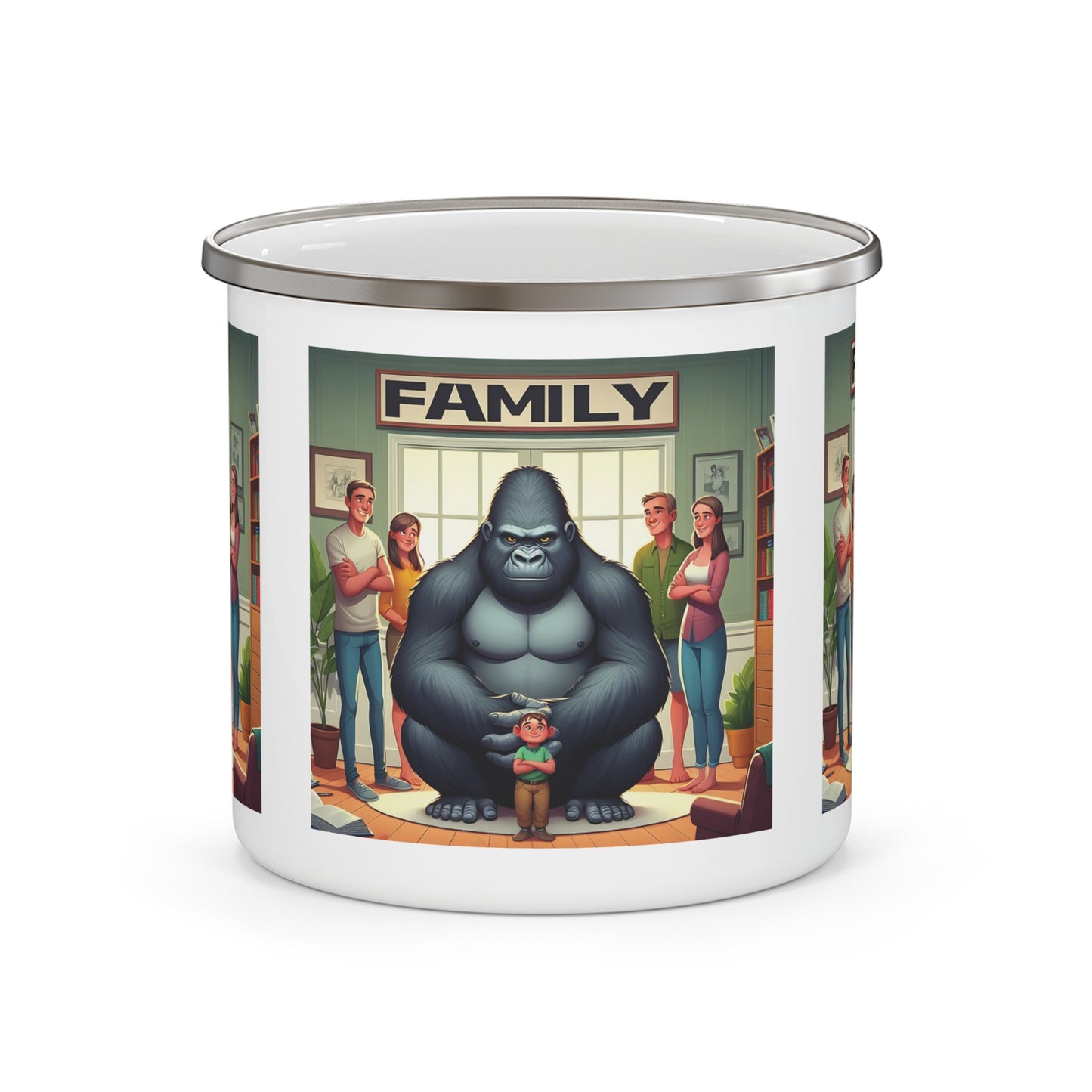12oz Enamel Camping Mug