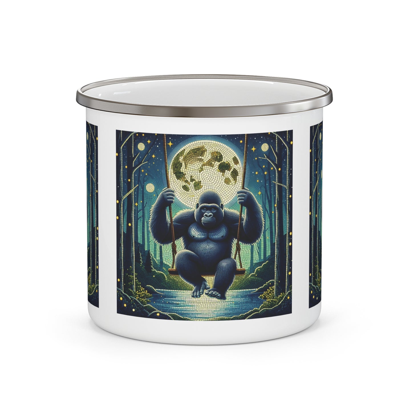 12oz Enamel Camping Mug