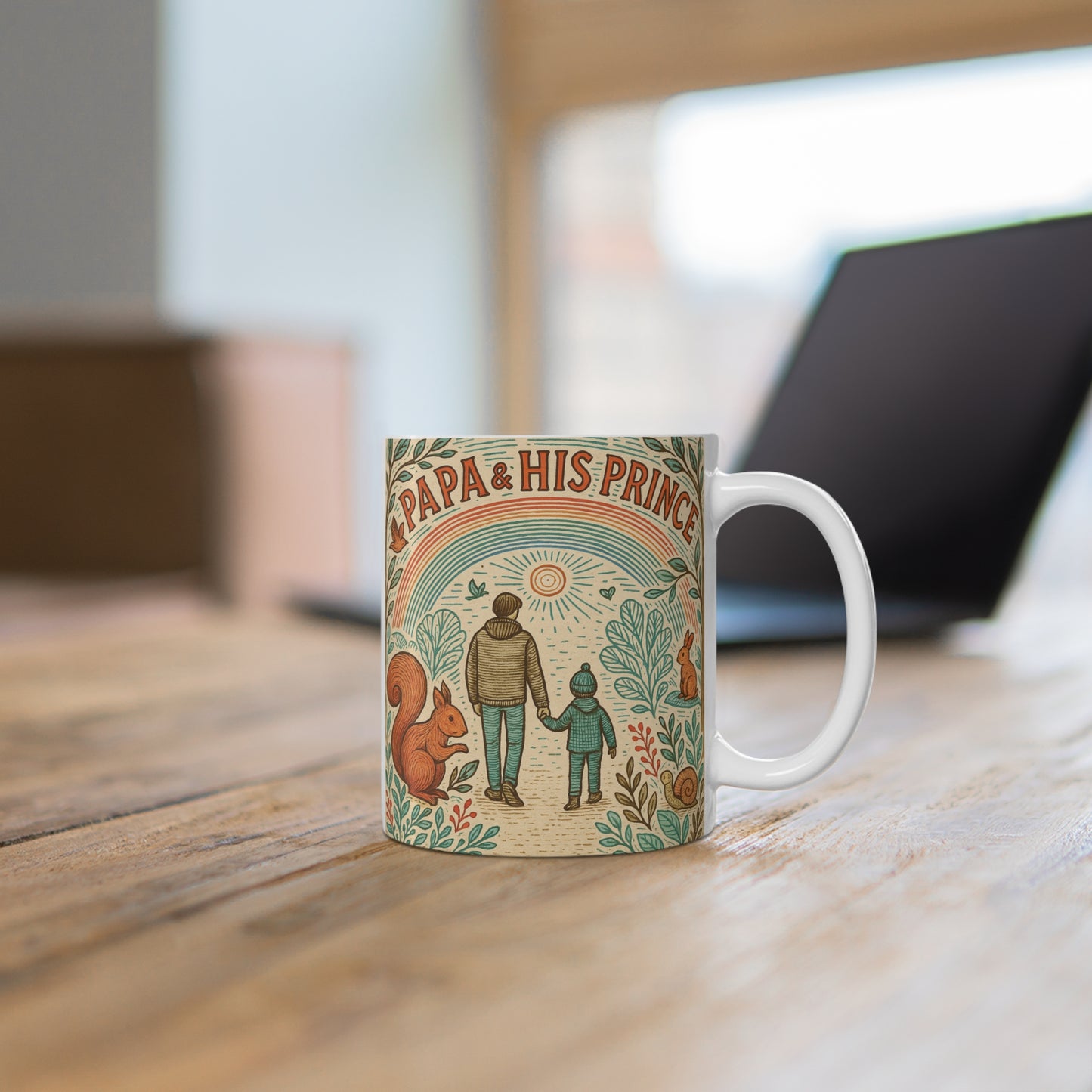 Gift Mug for Dad's Birthday, Father's Day, Christmas with His Prince