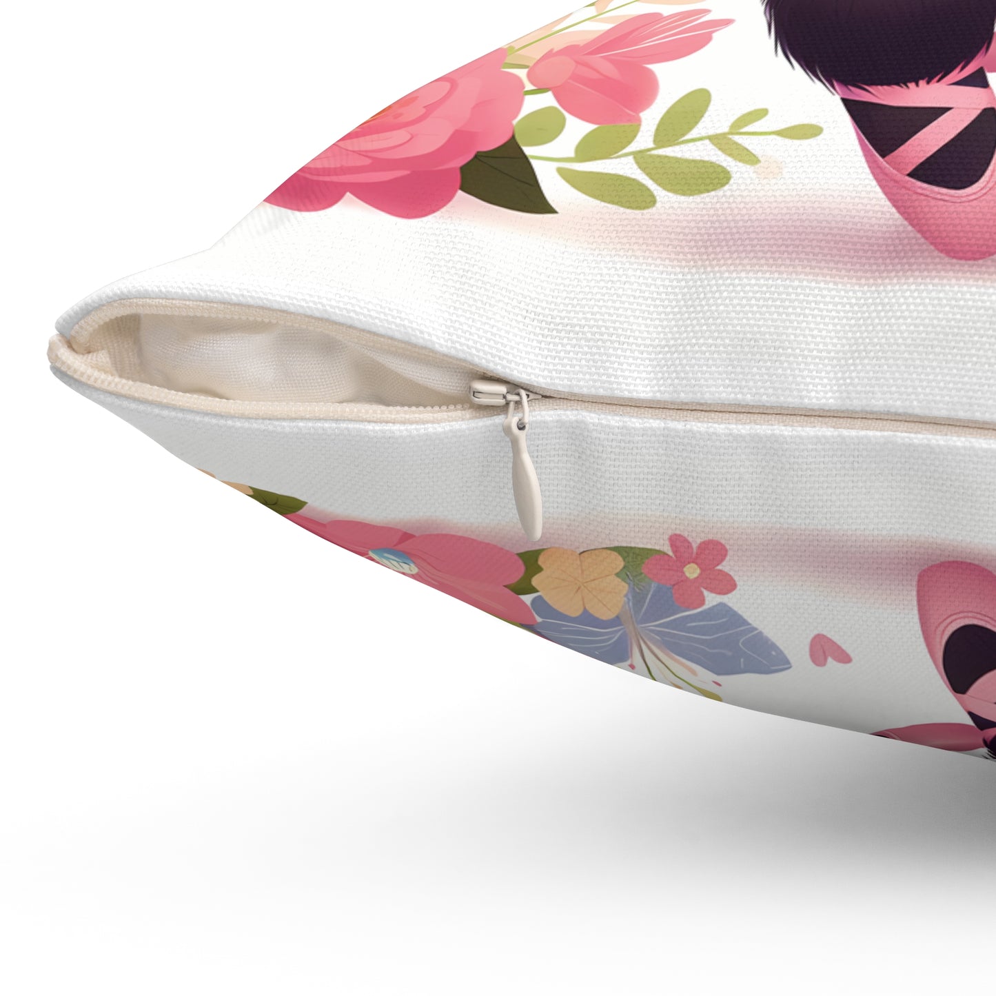 Ballerina Gorilla in Bloom Pillow