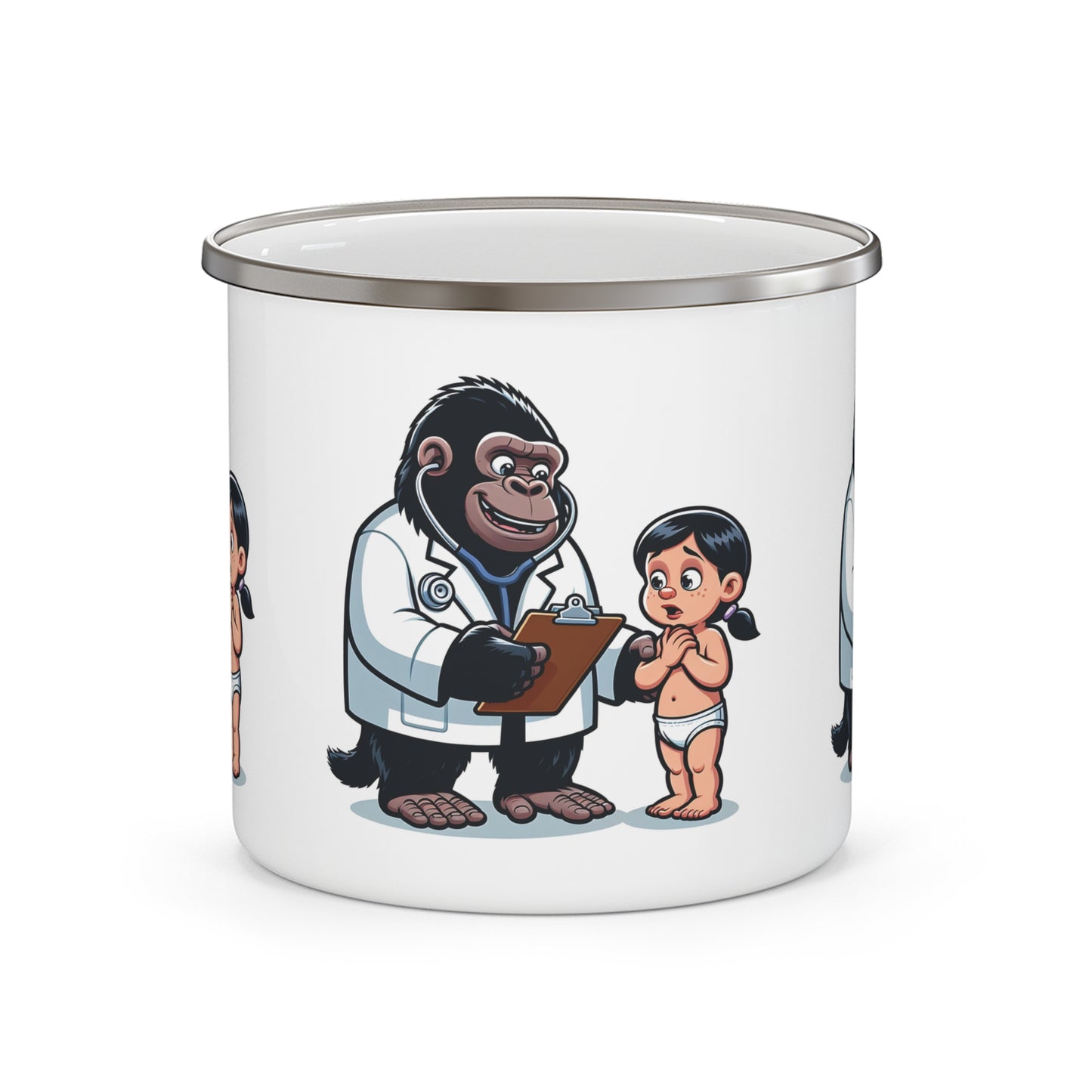 12oz Enamel Camping Mug
