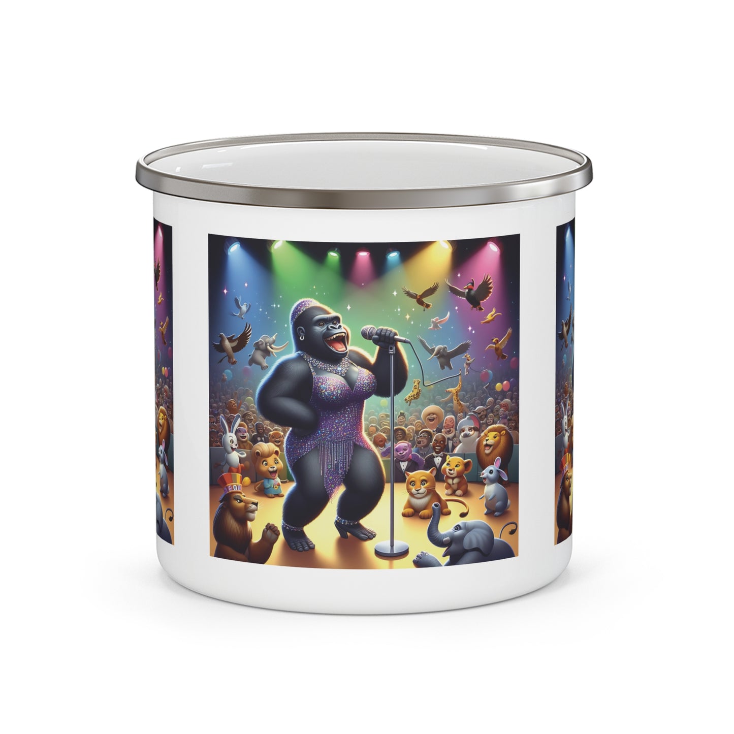 12oz Enamel Camping Mug