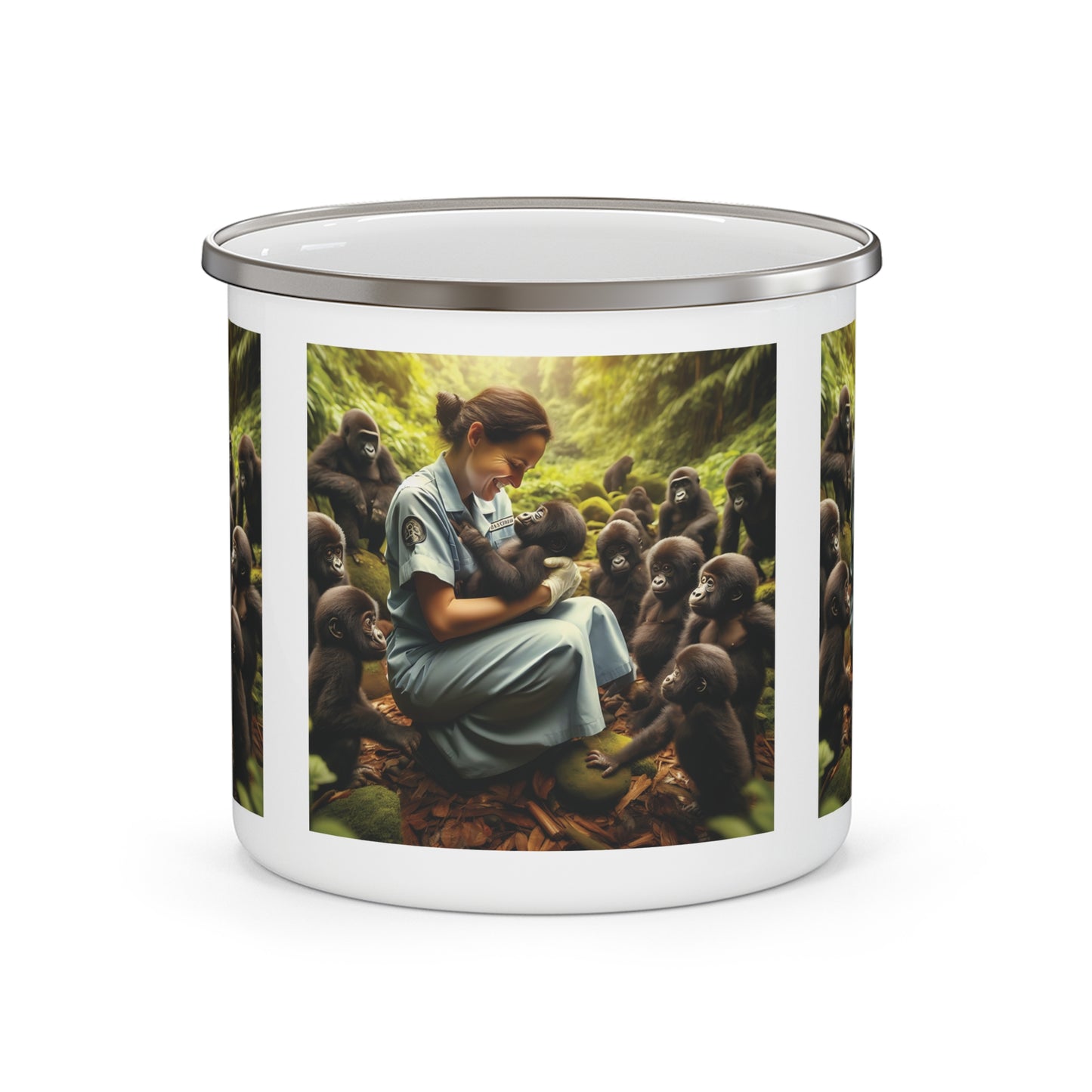 12oz Enamel Camping Mug