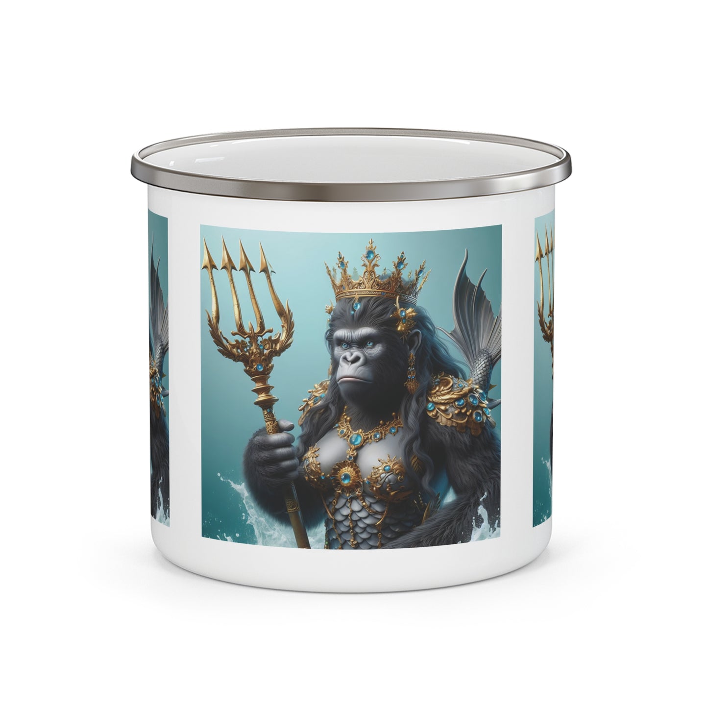 12oz Enamel Camping Mug