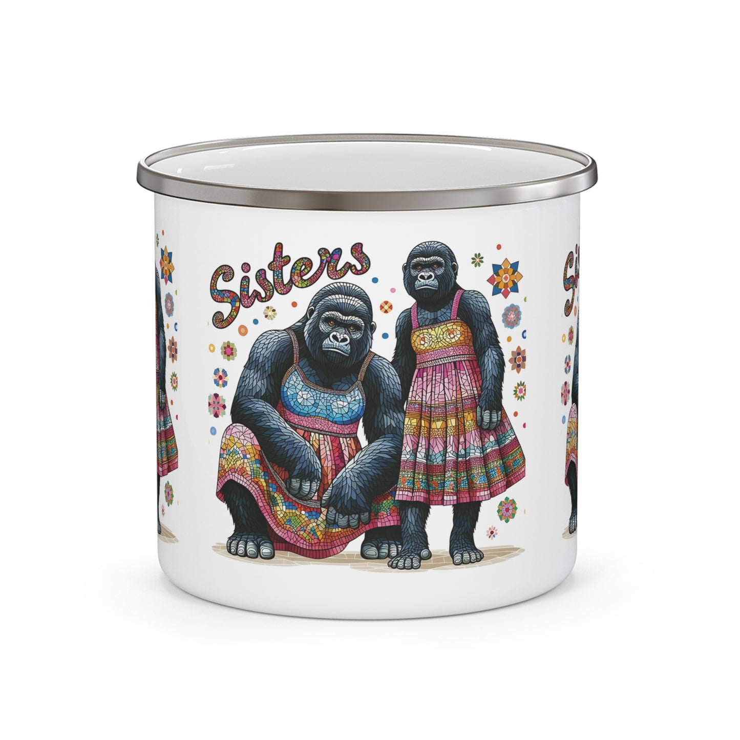 12oz Enamel Camping Mug