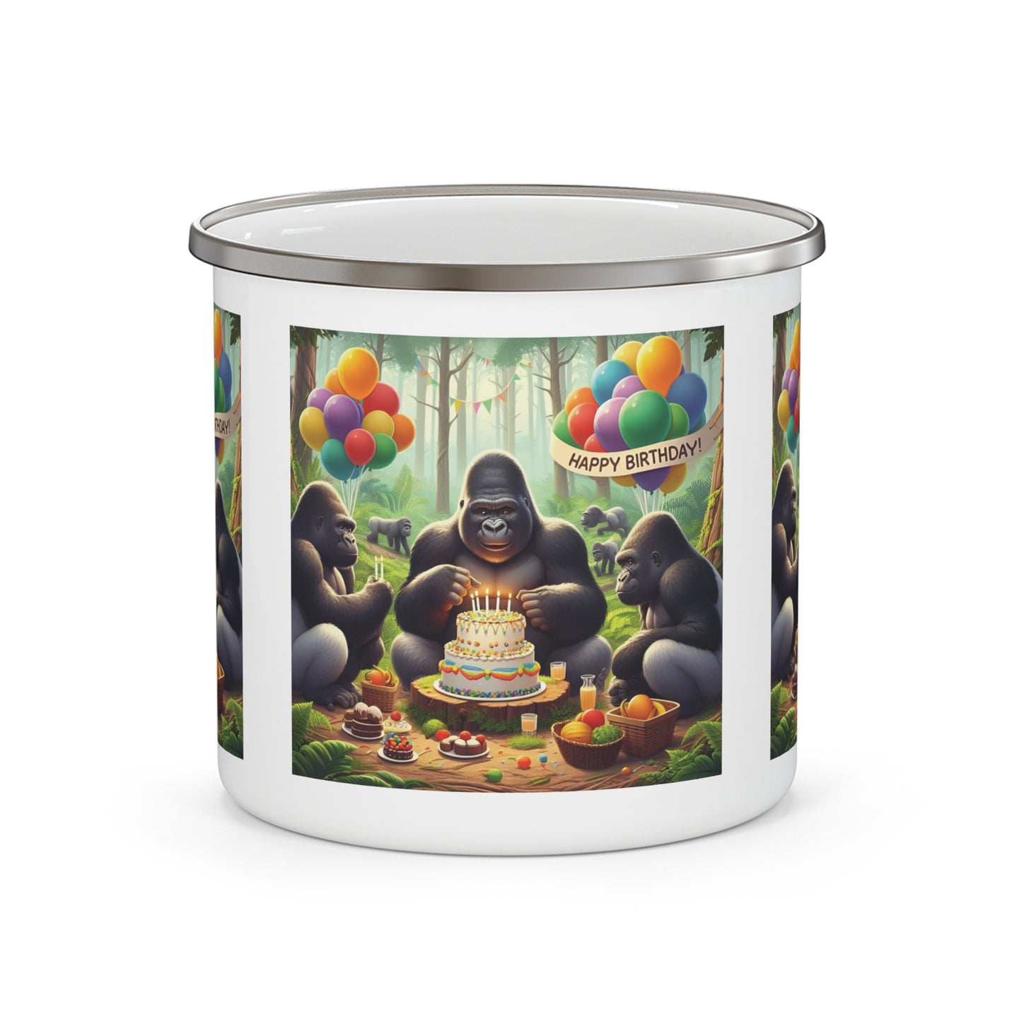 12oz Enamel Camping Mug