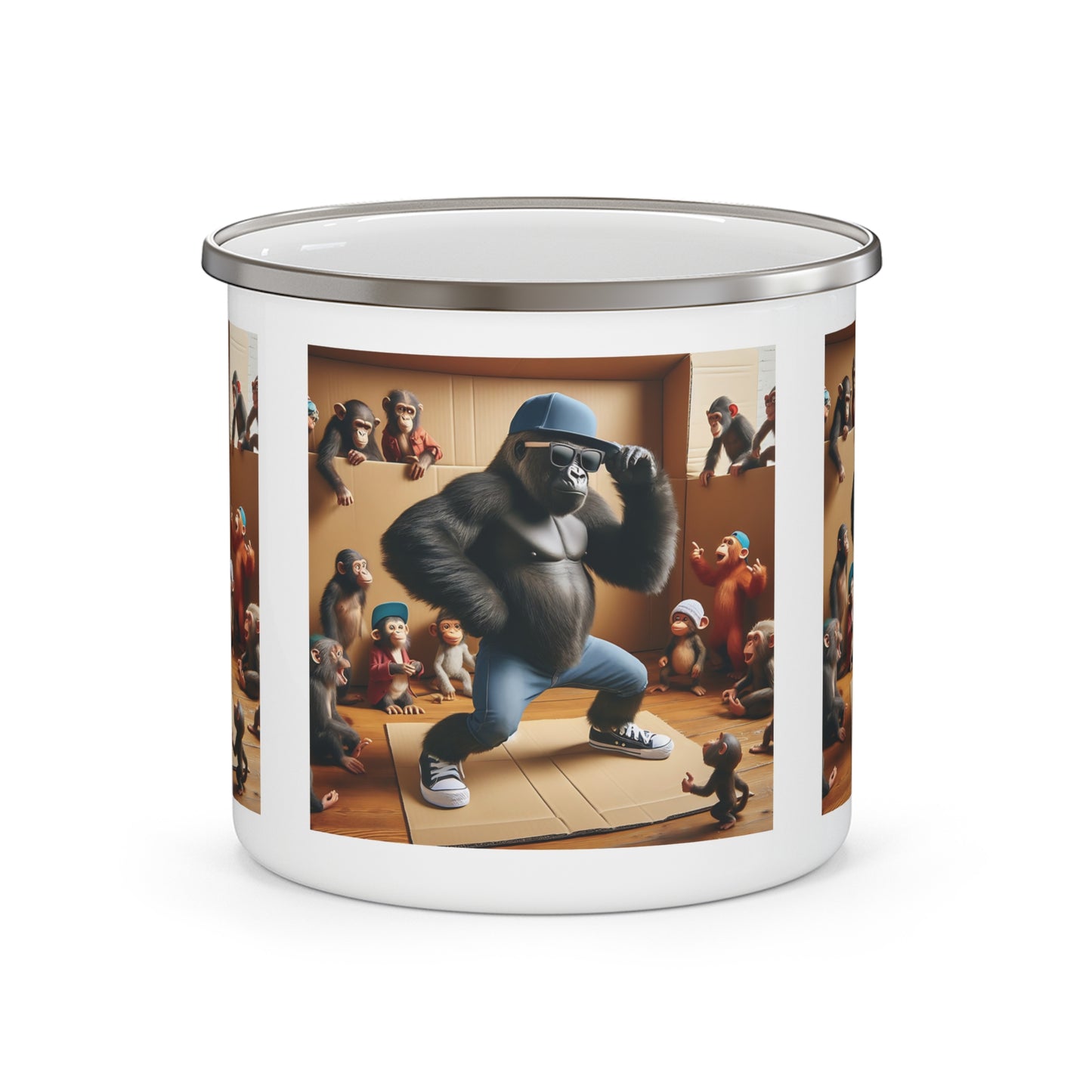 12oz Enamel Camping Mug