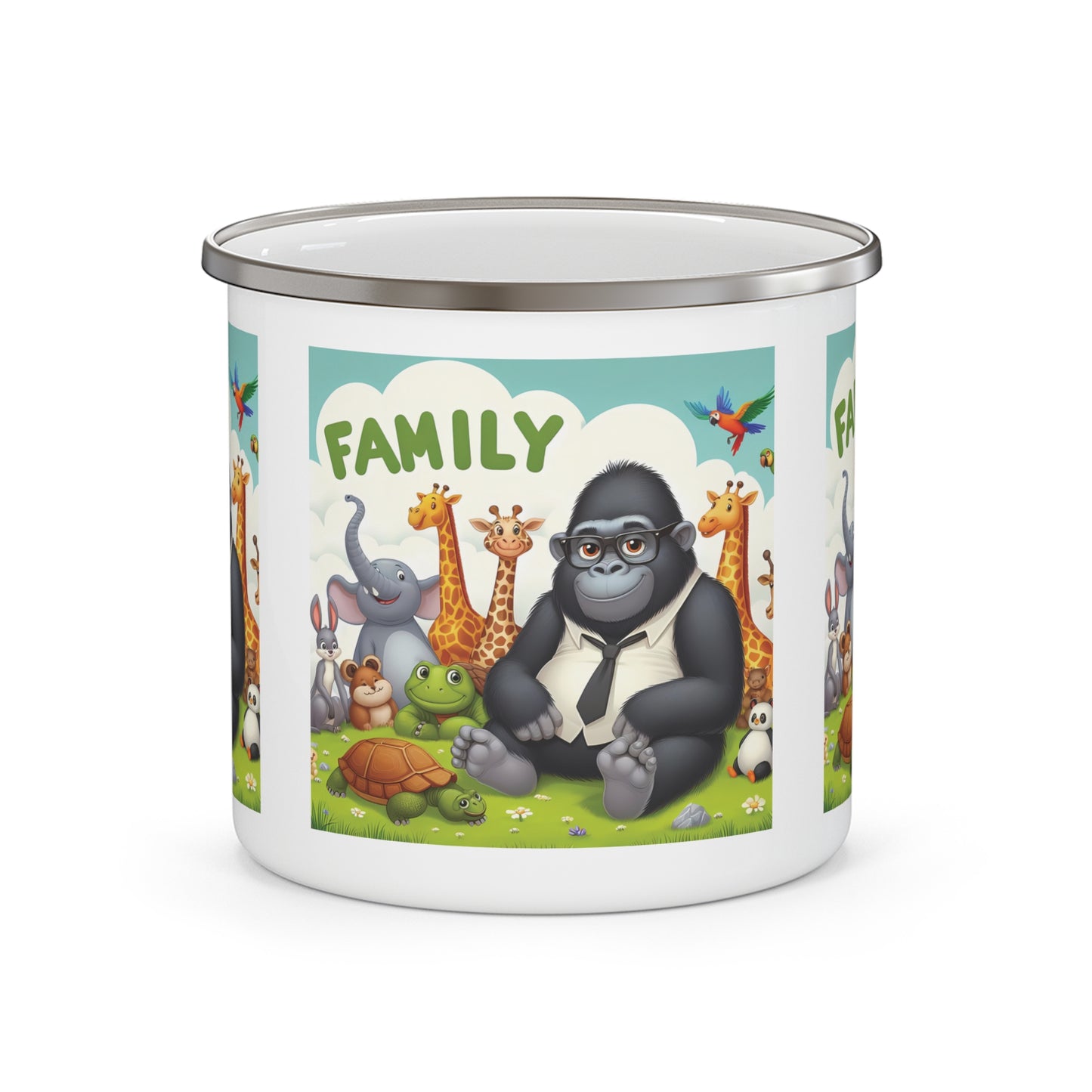 12oz Enamel Camping Mug