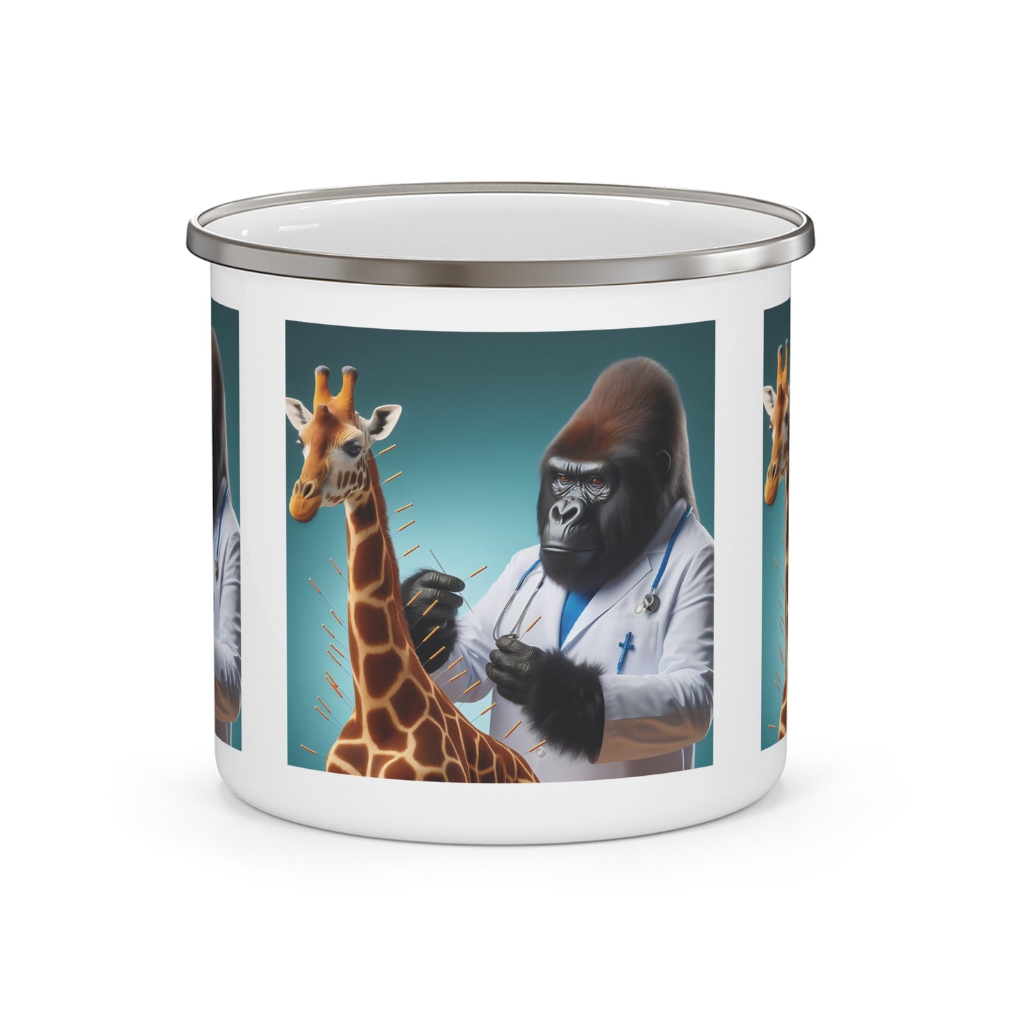 12oz Enamel Camping Mug