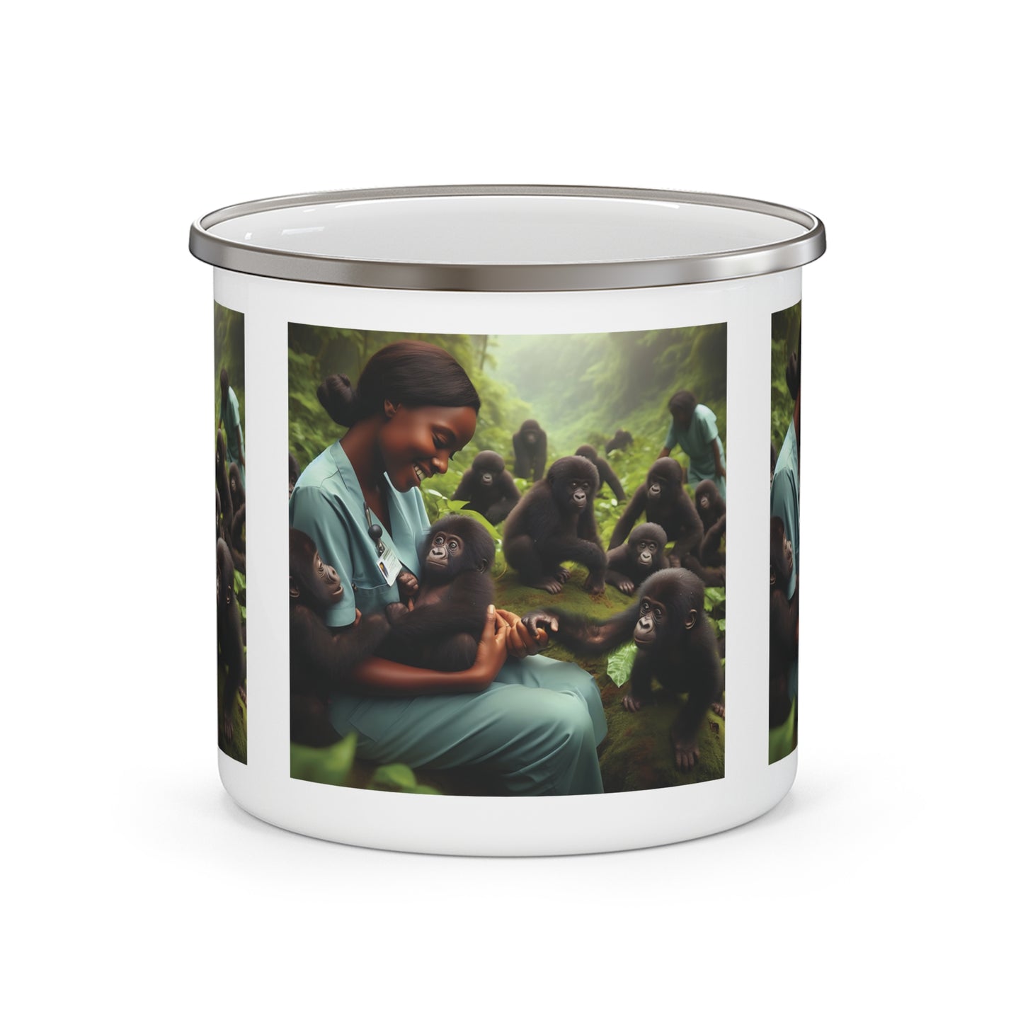 12oz Enamel Camping Mug