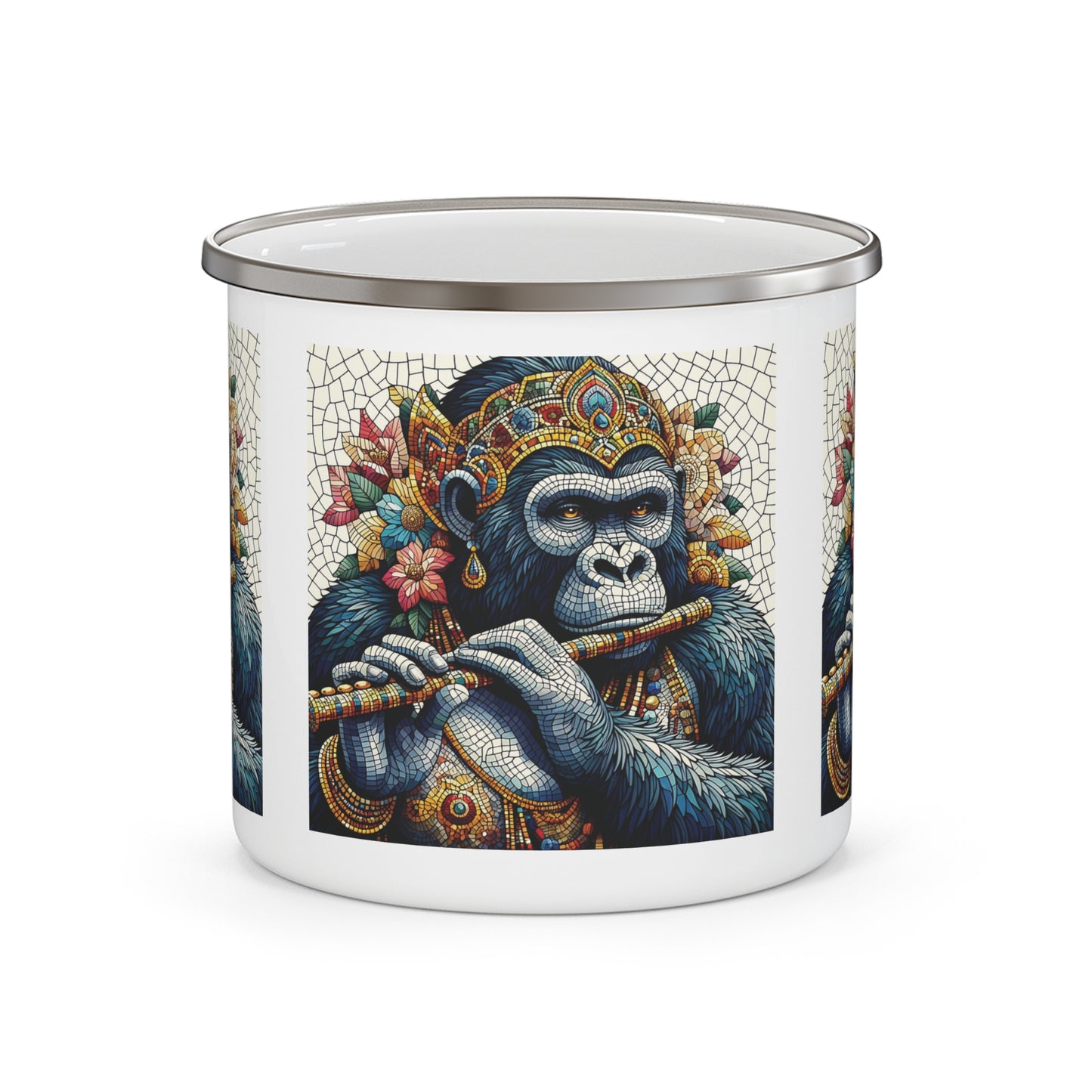 12oz Enamel Camping Mug