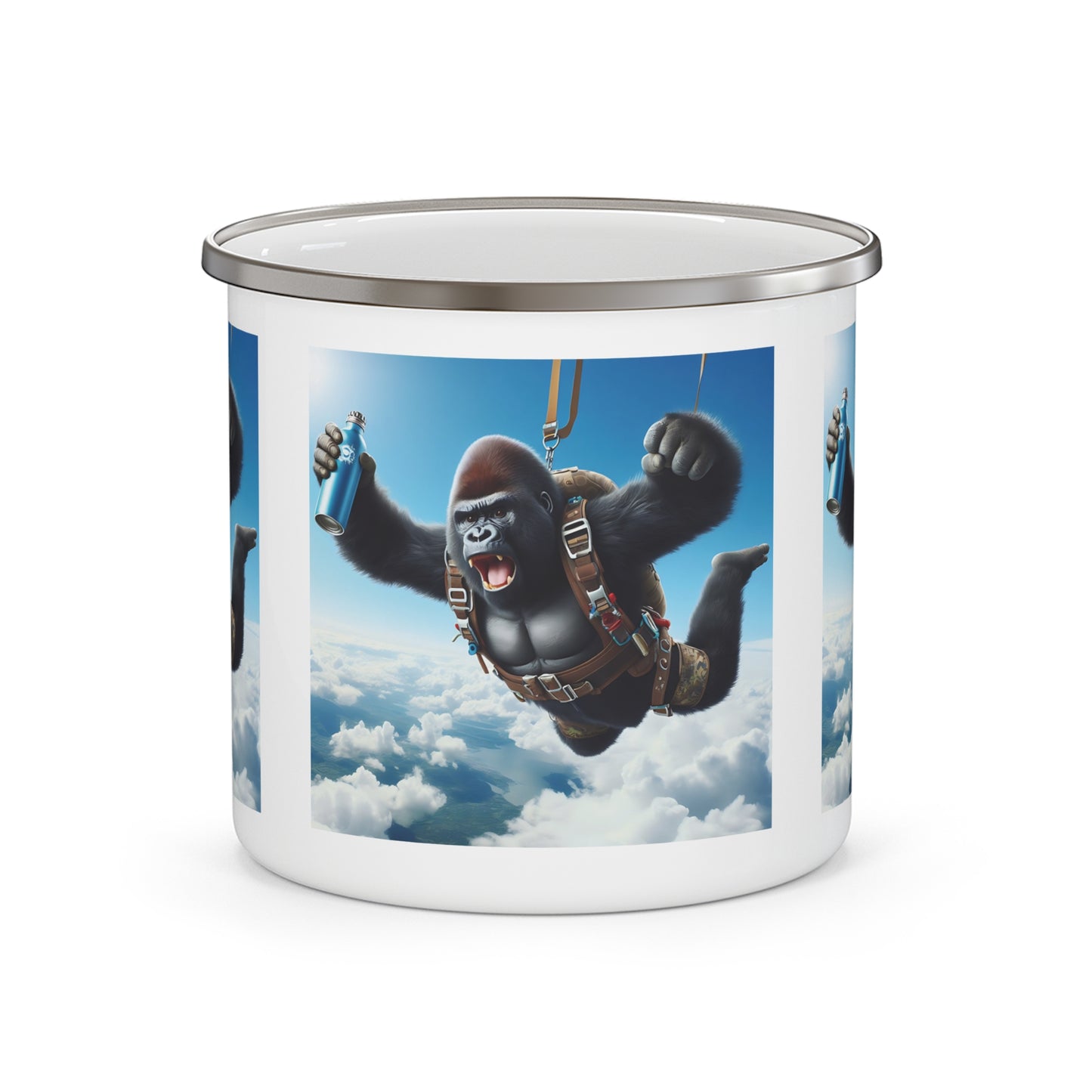 12oz Enamel Camping Mug