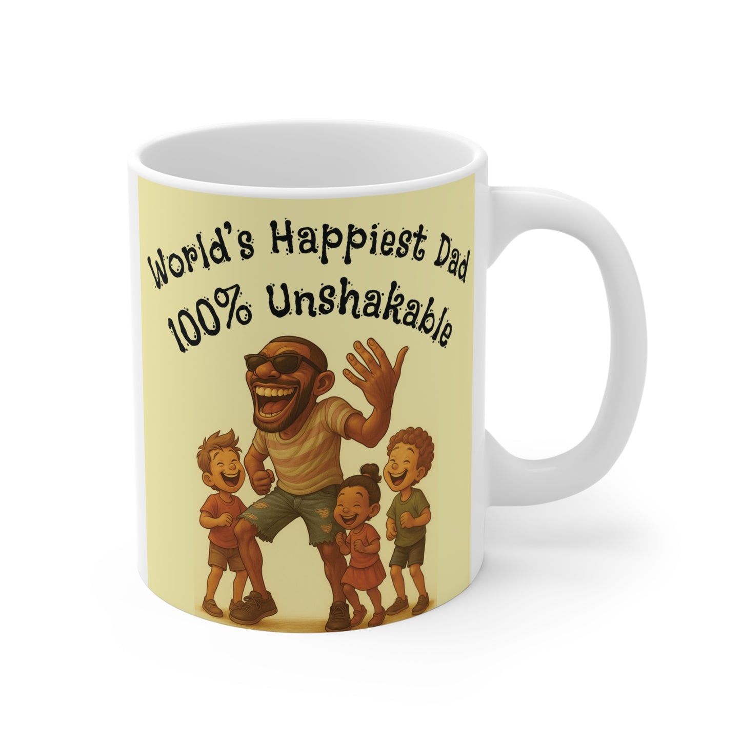 Father's Day Mug Gift - Happy Dad with Kids