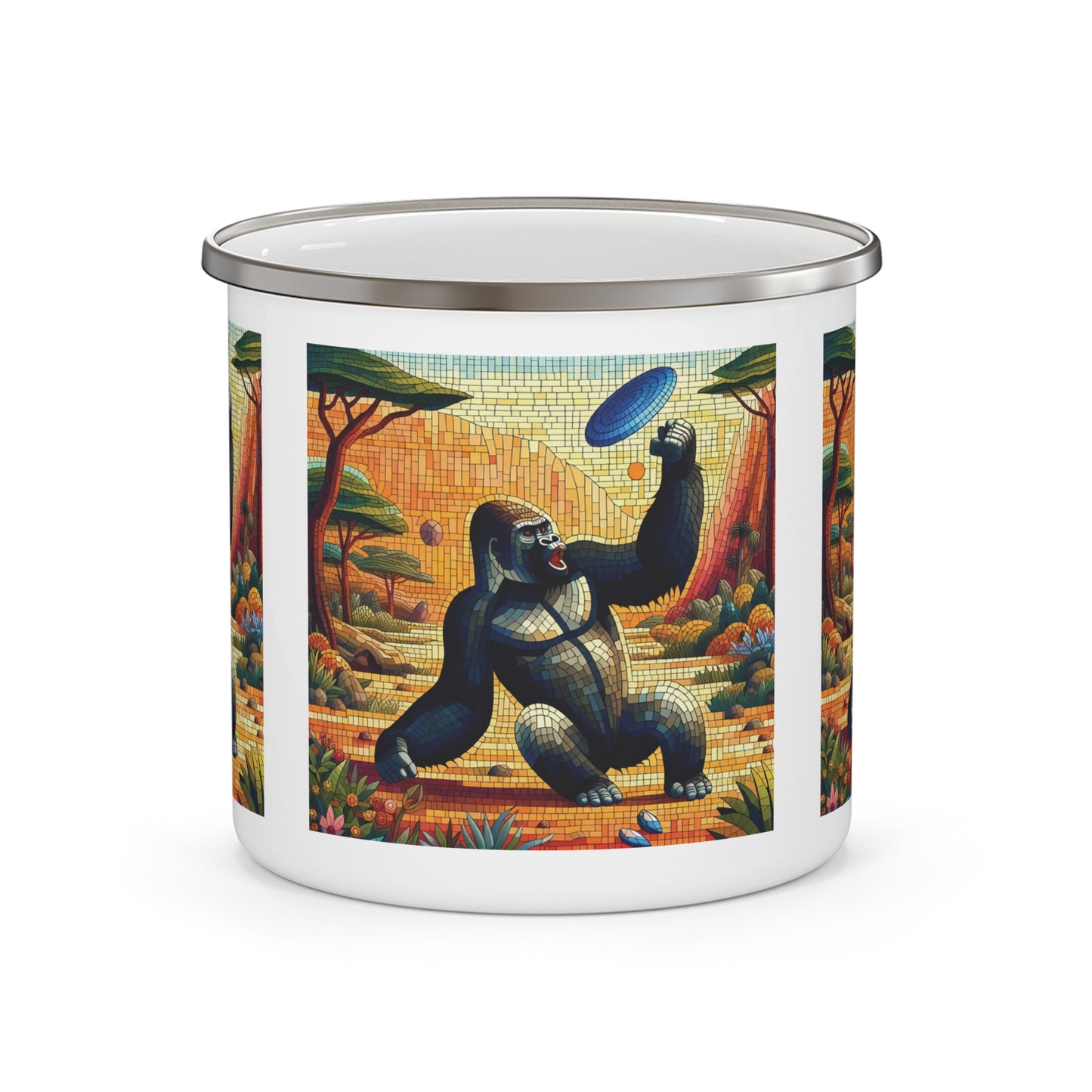 12oz Enamel Camping Mug