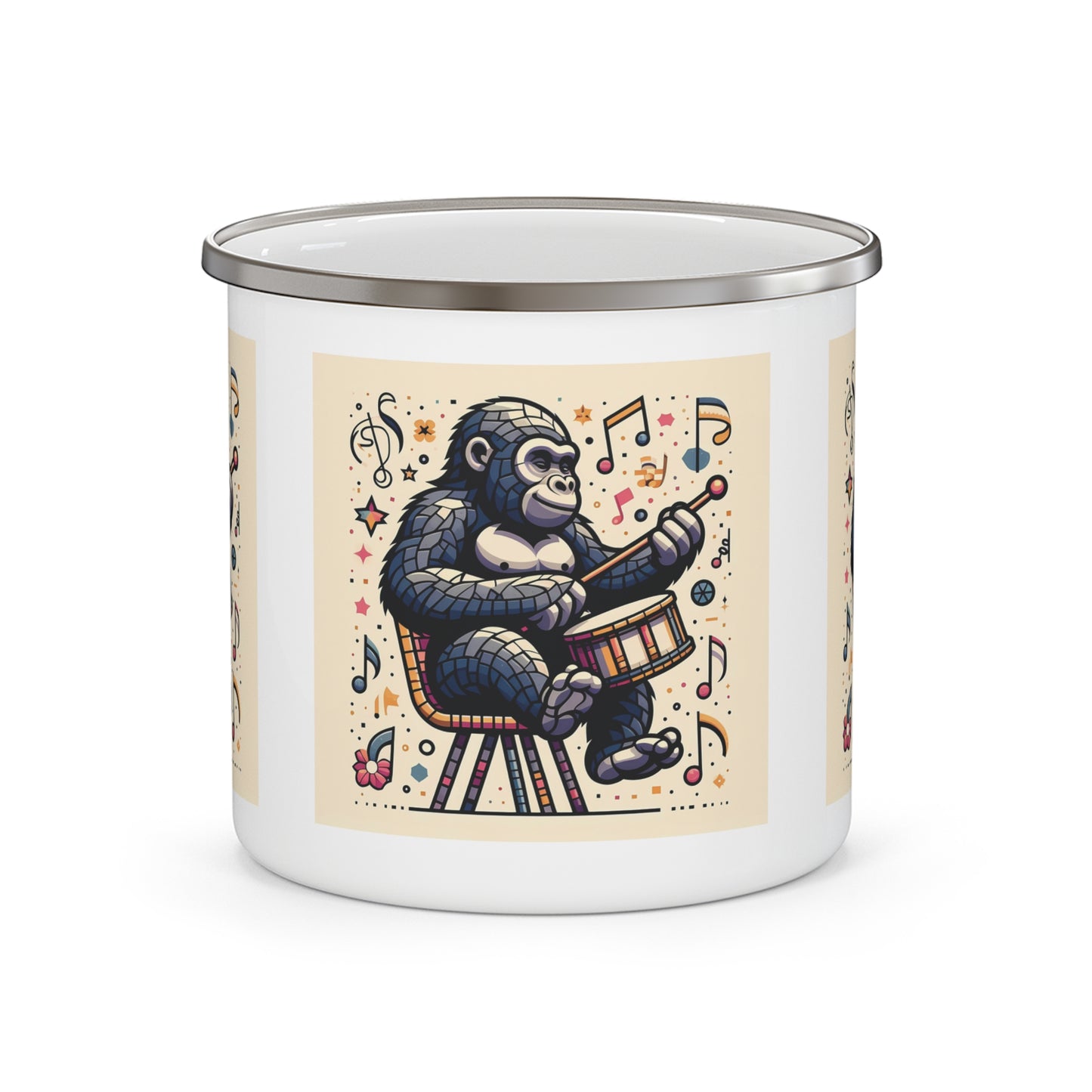 12oz Enamel Camping Mug