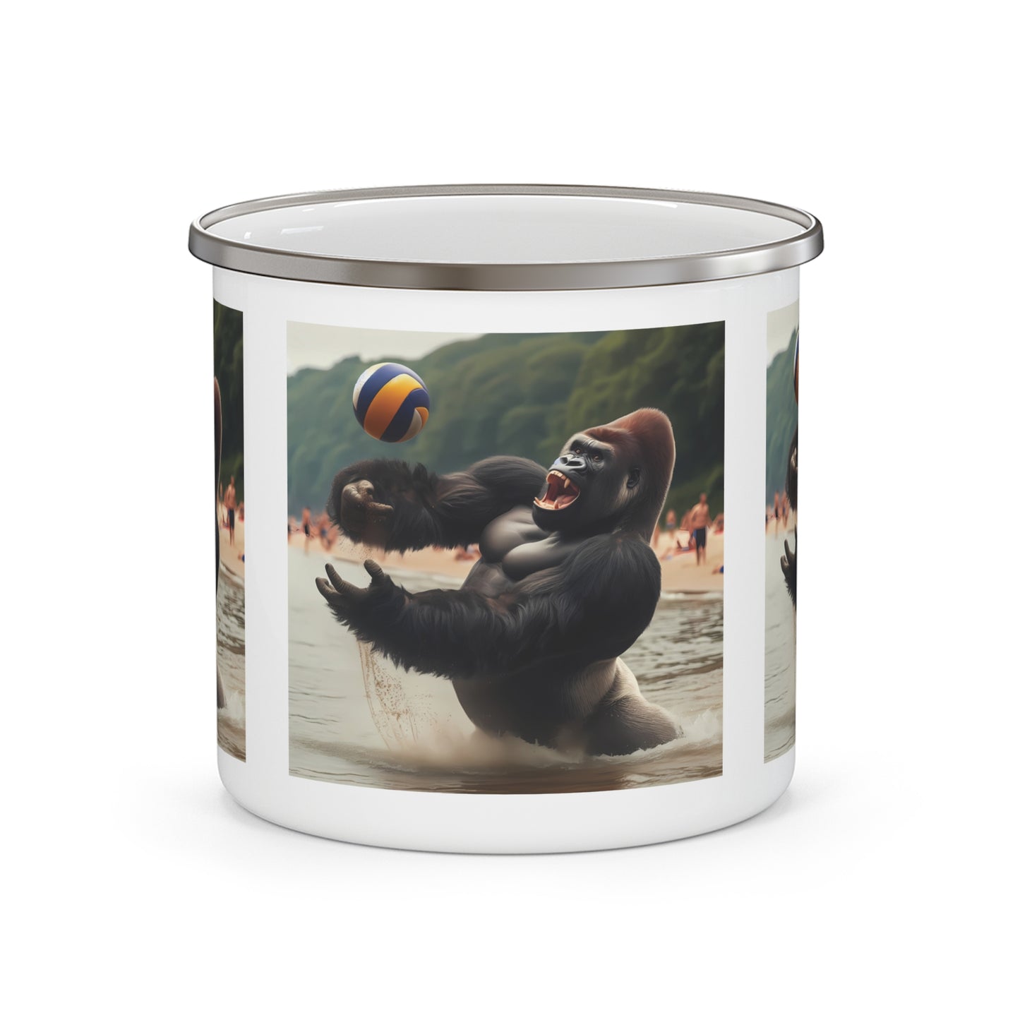 12oz Enamel Camping Mug