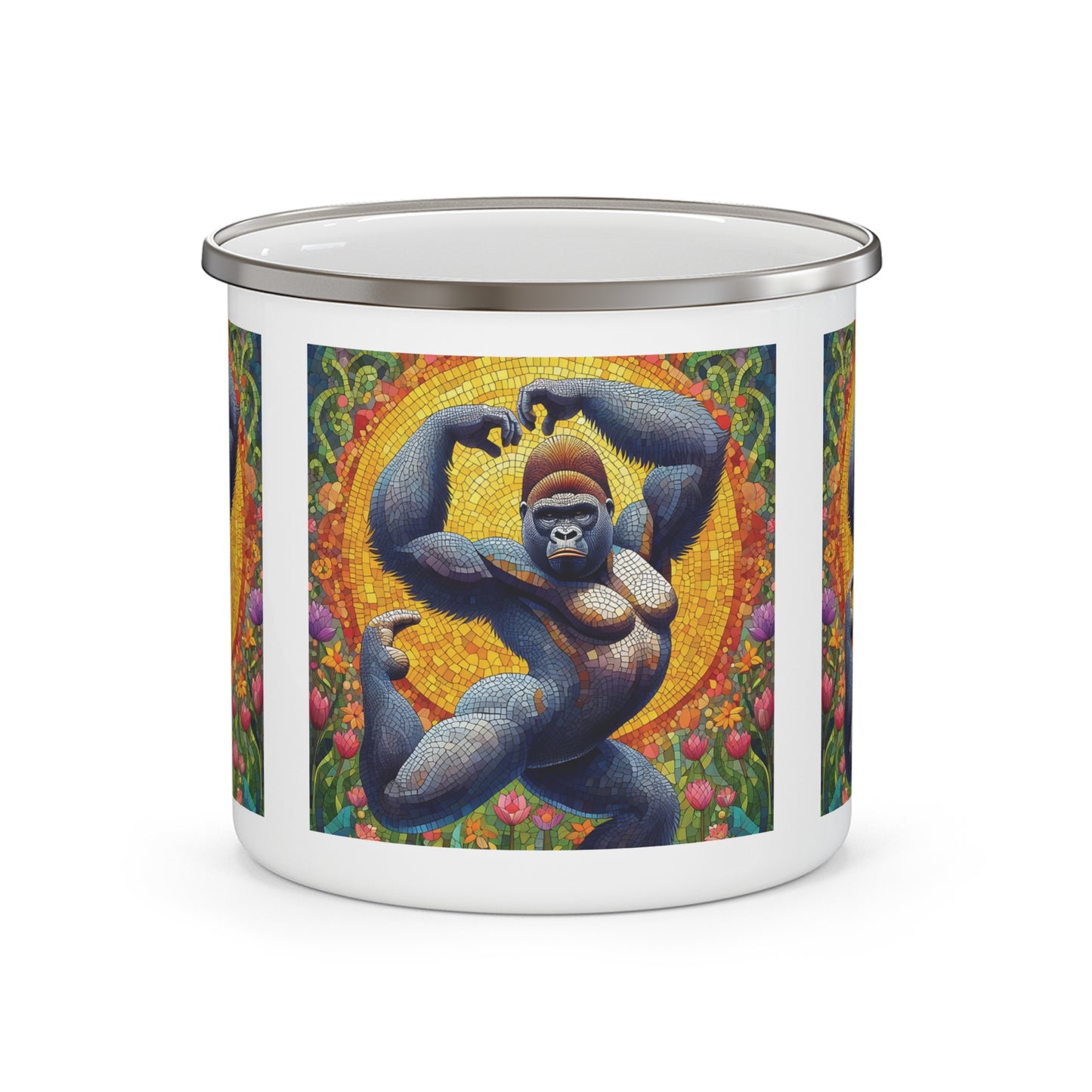 12oz Enamel Camping Mug