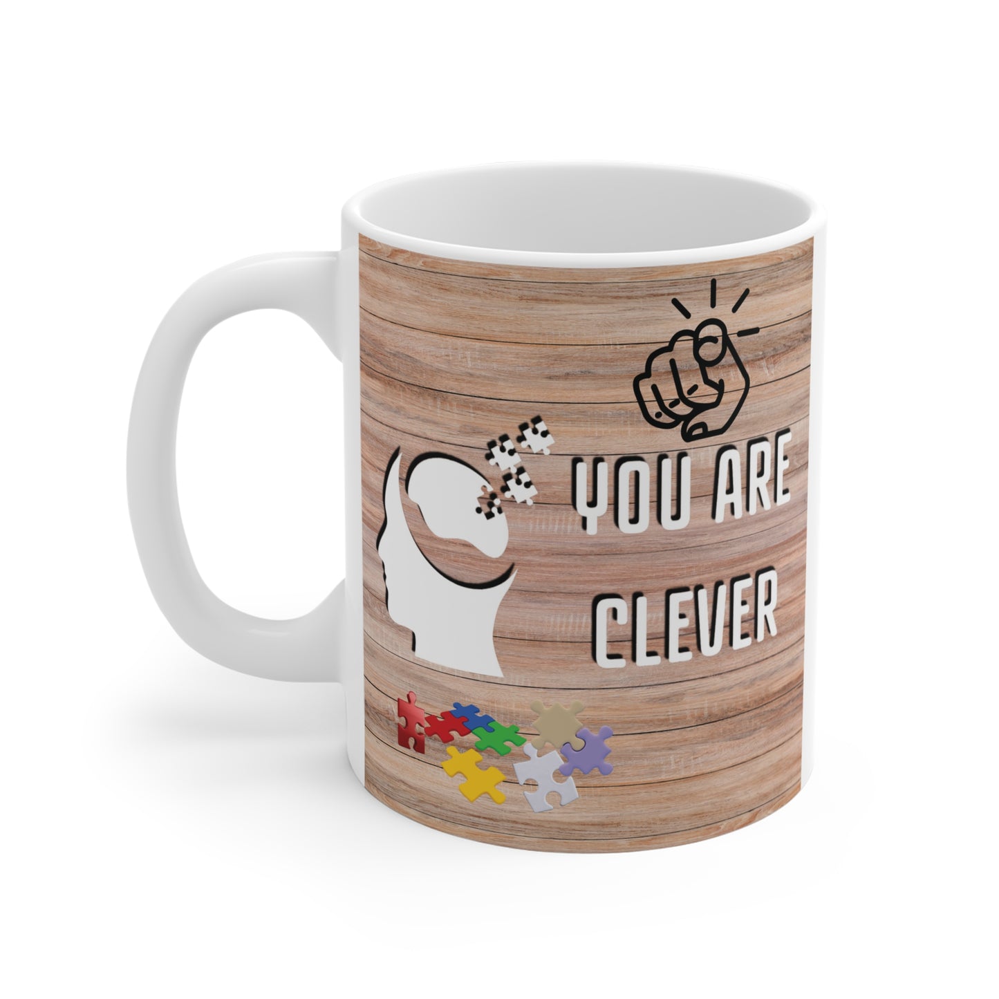 A motivational, funny and intelligent 11oz coffee mug. Ideal for thinkers, problem solvers, students, teachers, puzzle lovers, for your office desk or home.