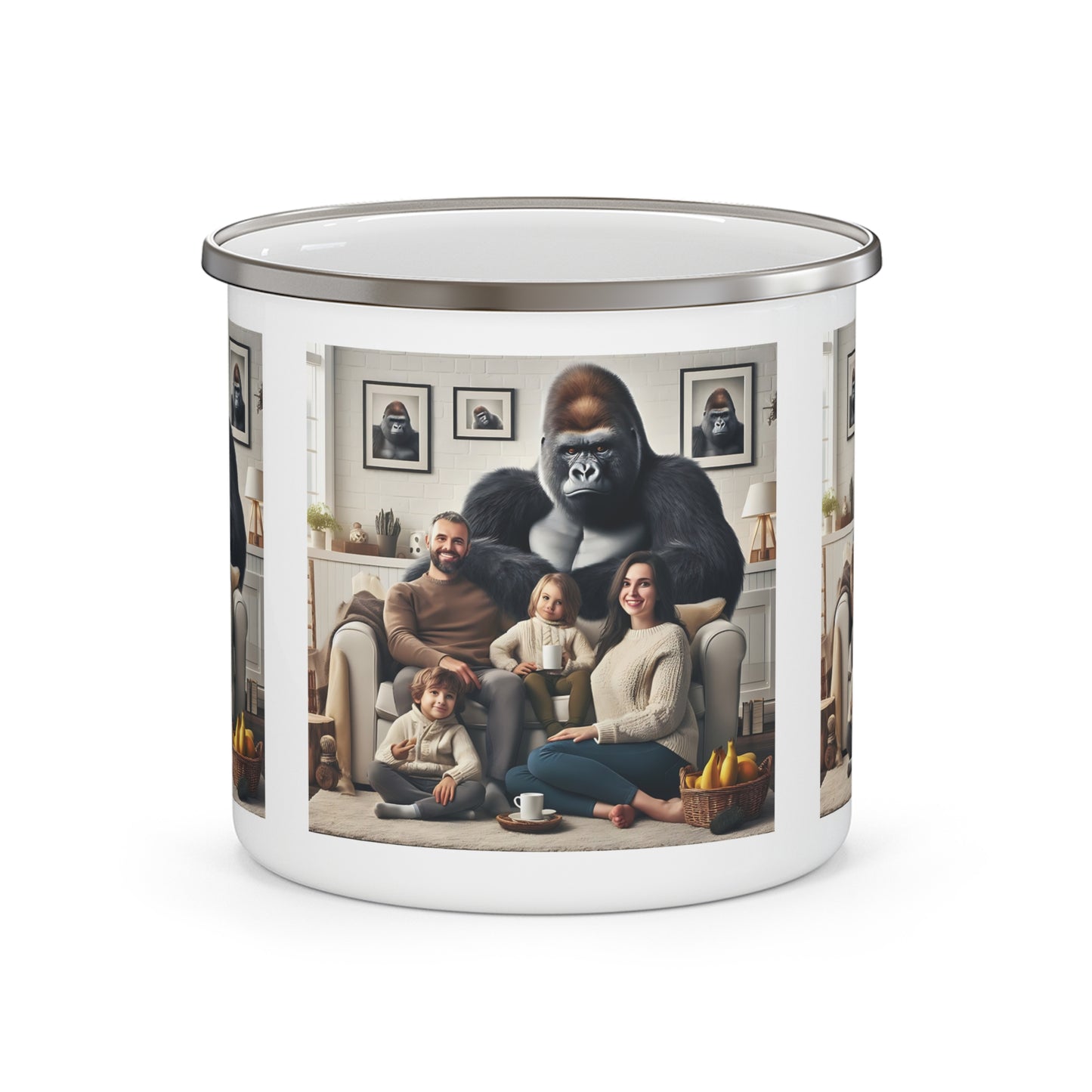 12oz Enamel Camping Mug