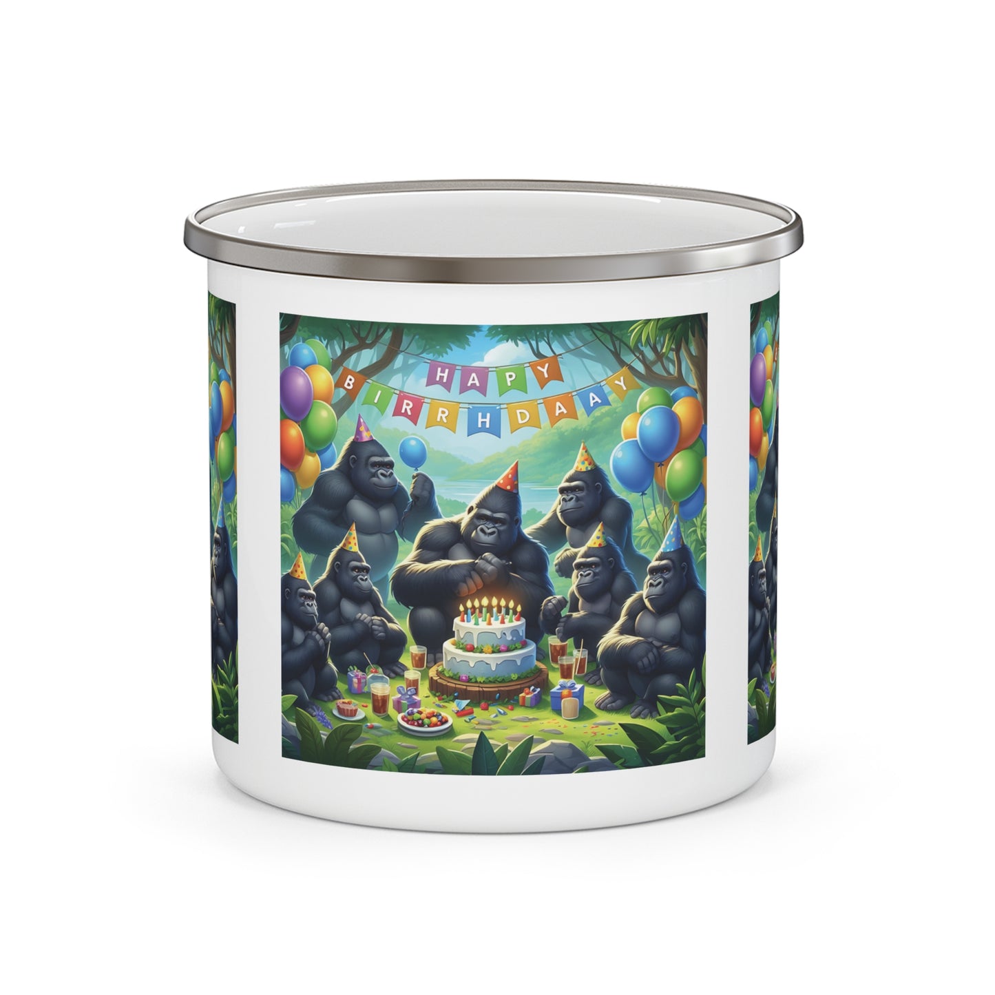 12oz Enamel Camping Mug