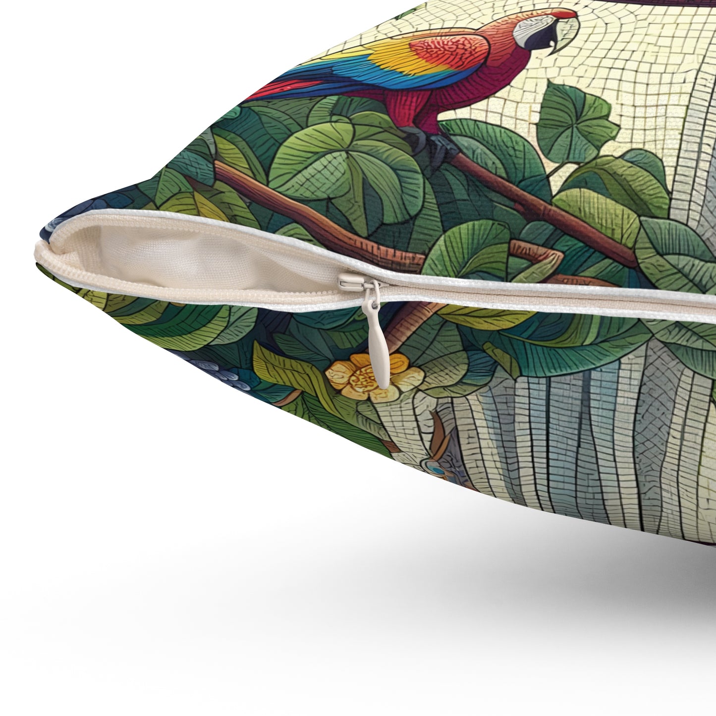 Mosaic Exotic Animal Decor - Gorilla Goddess in Hammock Pillow