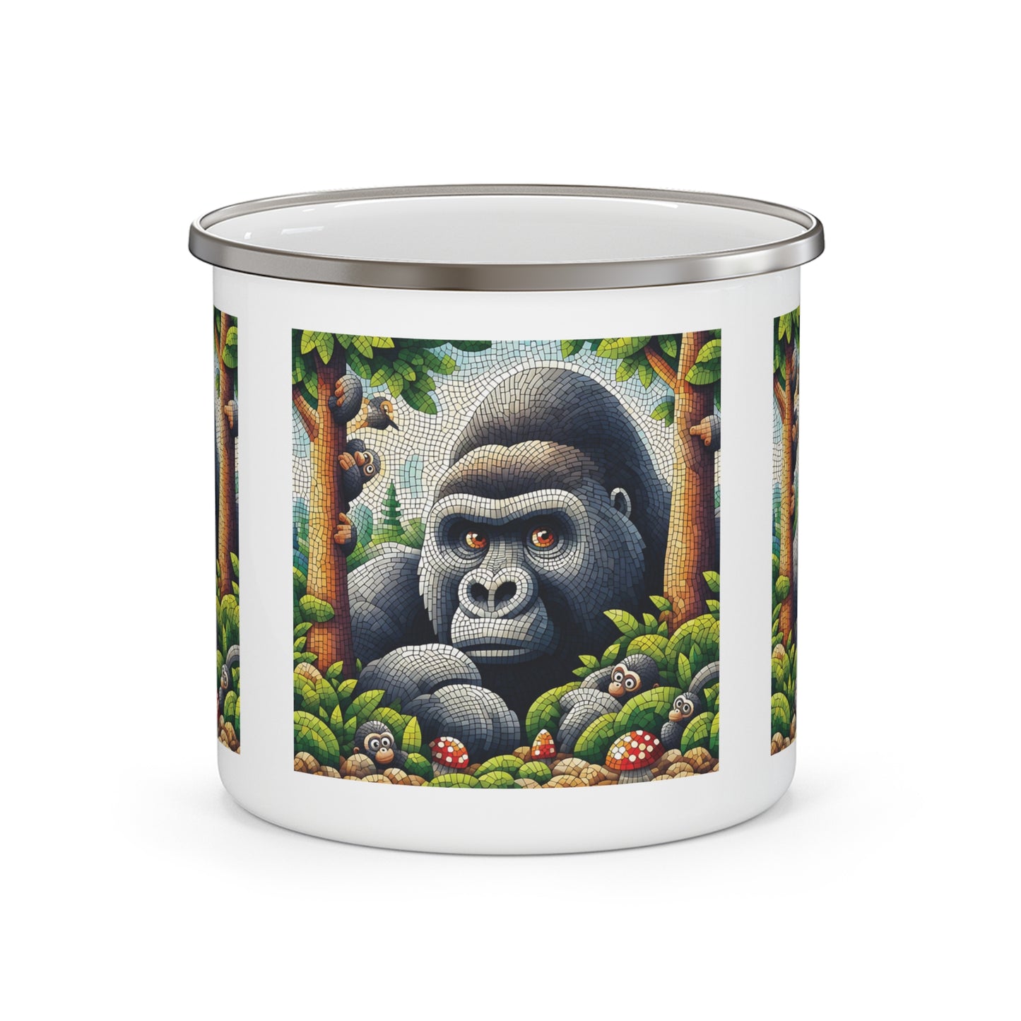 12oz Enamel Camping Mug