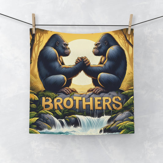Experience the essence of brotherhood and unity with our Brotherhood Gorilla Themed Face/Hand Towel. Ideal for daily routine use or as a decorative piece.  A perfect gift for family, friends, nature lovers and art admirers. BUY NOW! (SK Superb)