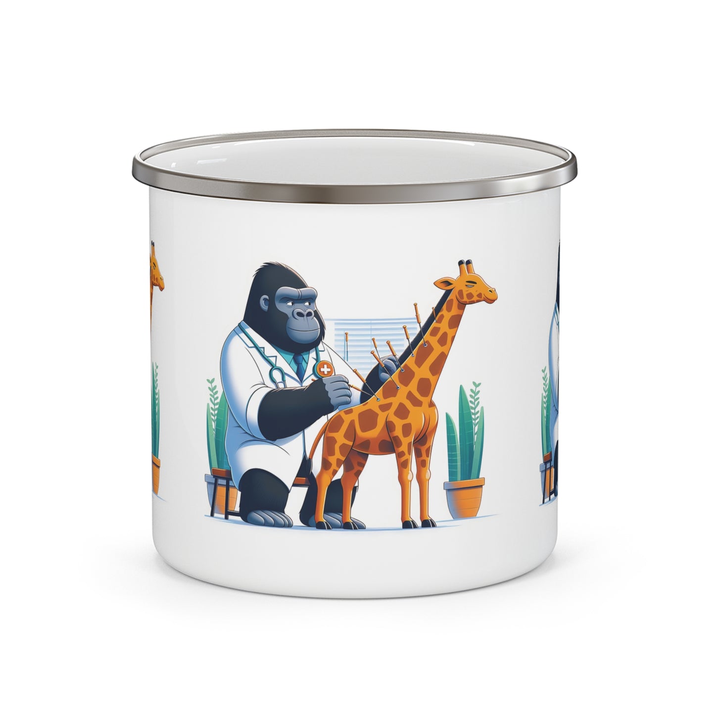 12oz Enamel Camping Mug