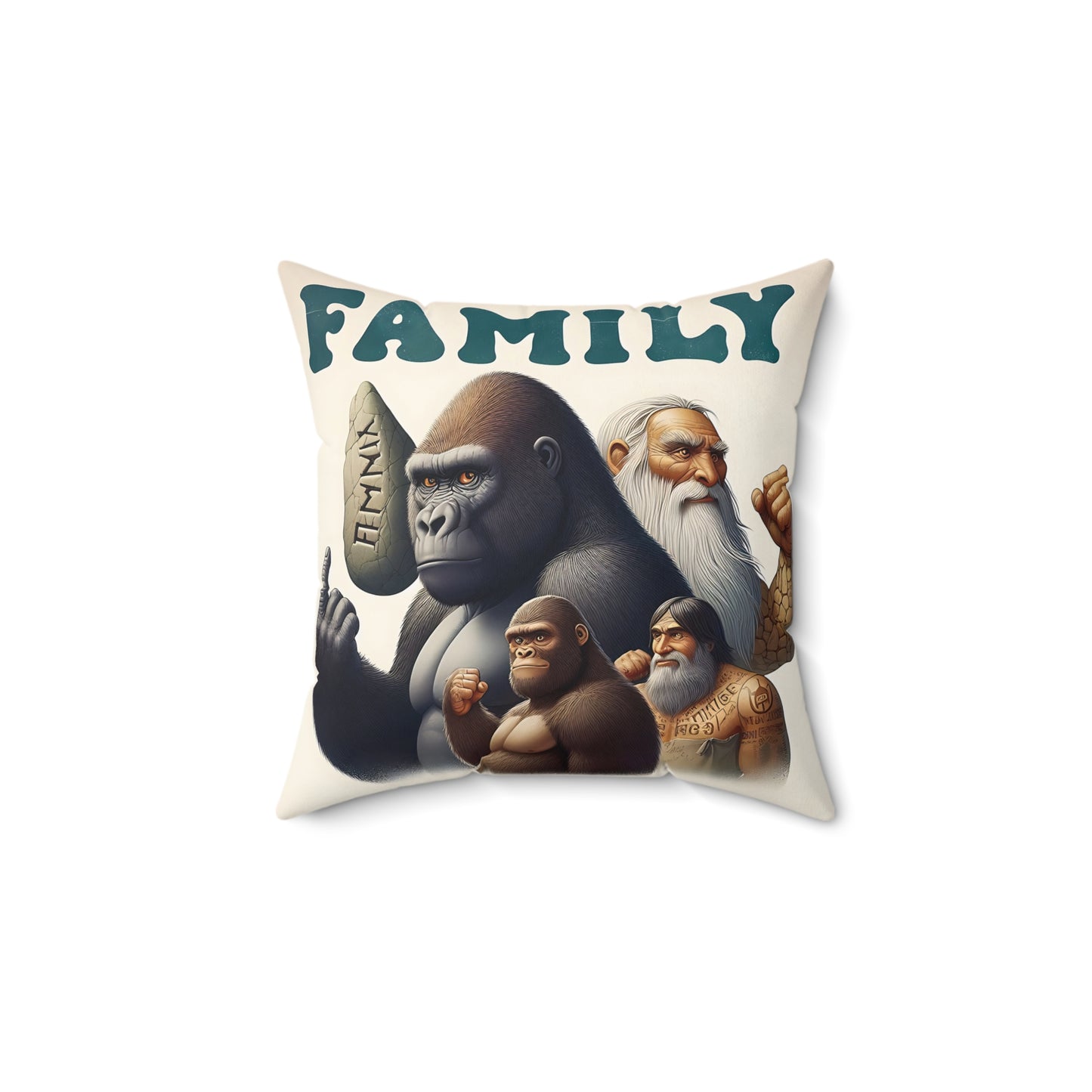 Celebrate the strength and unity of family with our Family Gorilla Unity Pillow. This pillow design symbolizes the bond of family and strength. Ideal for your living room or bedroom, it makes a thoughtful gift for loved ones too. BUY NOW! (SK Superb)