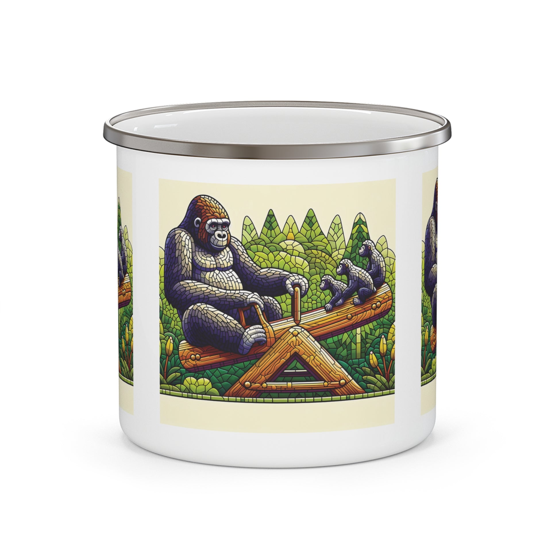 12oz Enamel Camping Mug